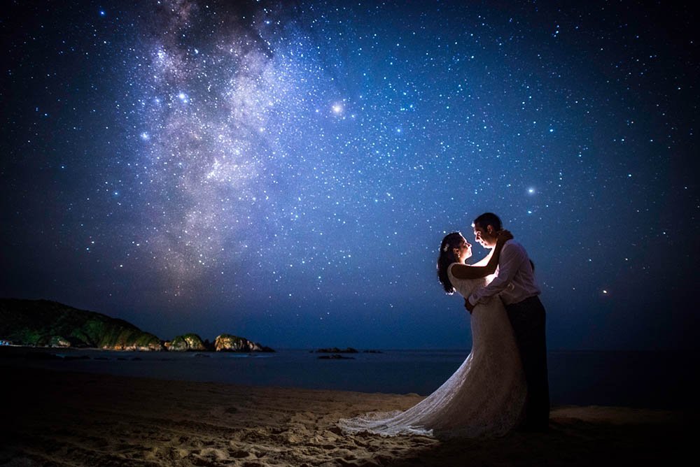Romantic Photography session under the Milky Way in Mexico Romantic Photography session under the Milky Way in Mexico