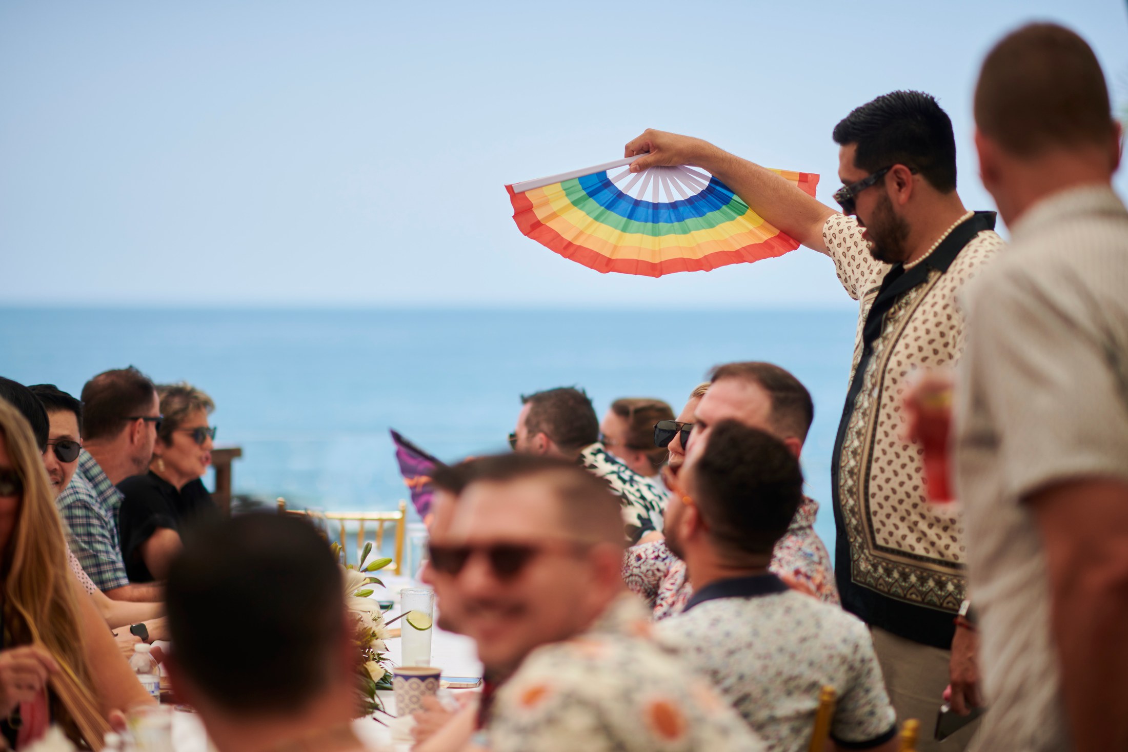 Brunch del día siguiente frente al mar en Puerto Vallarta — Anthony & Farzad — foto 31
