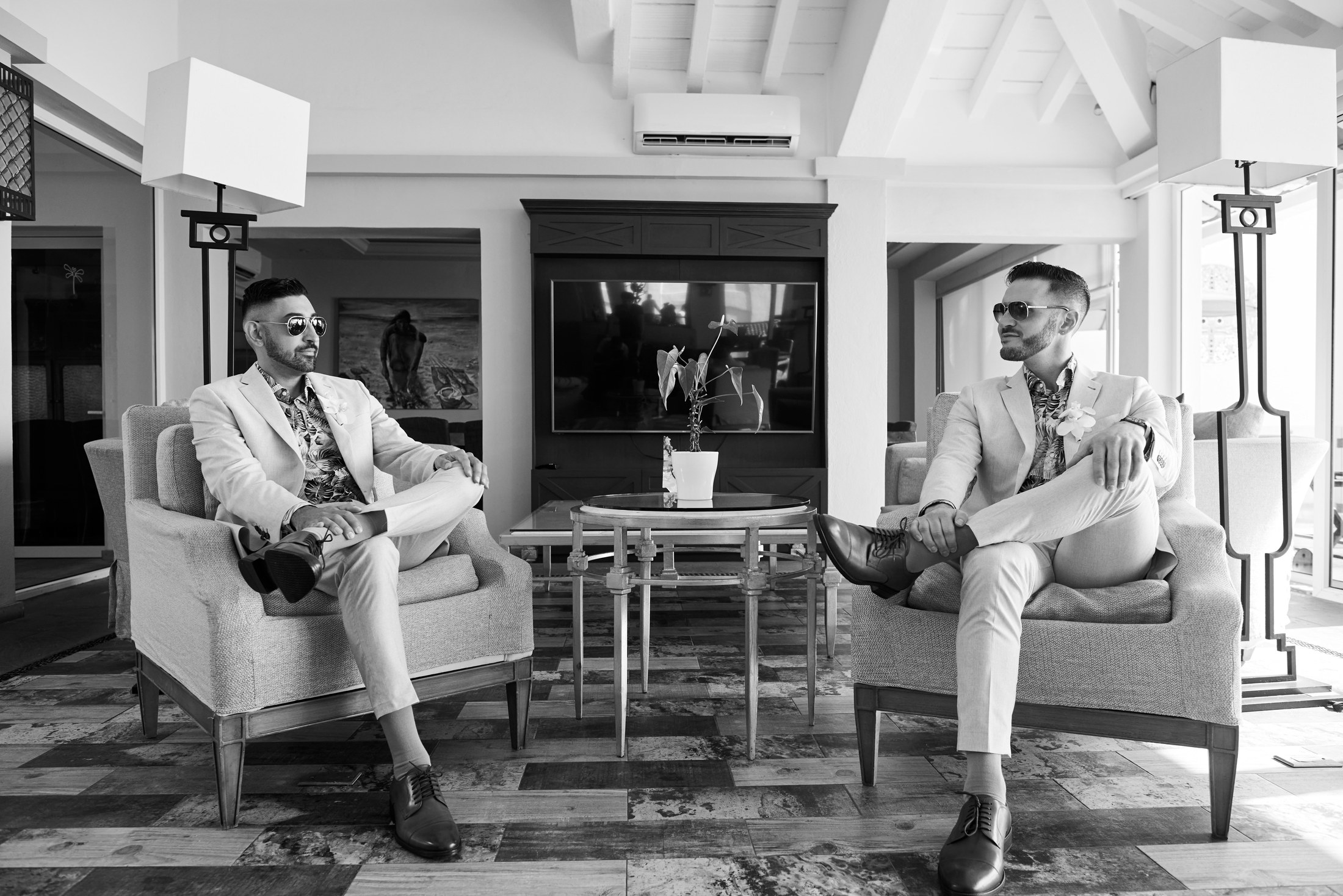 Ceremonia de boda entre hombres en una villa frente al mar en Puerto Vallarta — Anthony & Farzad — foto 38