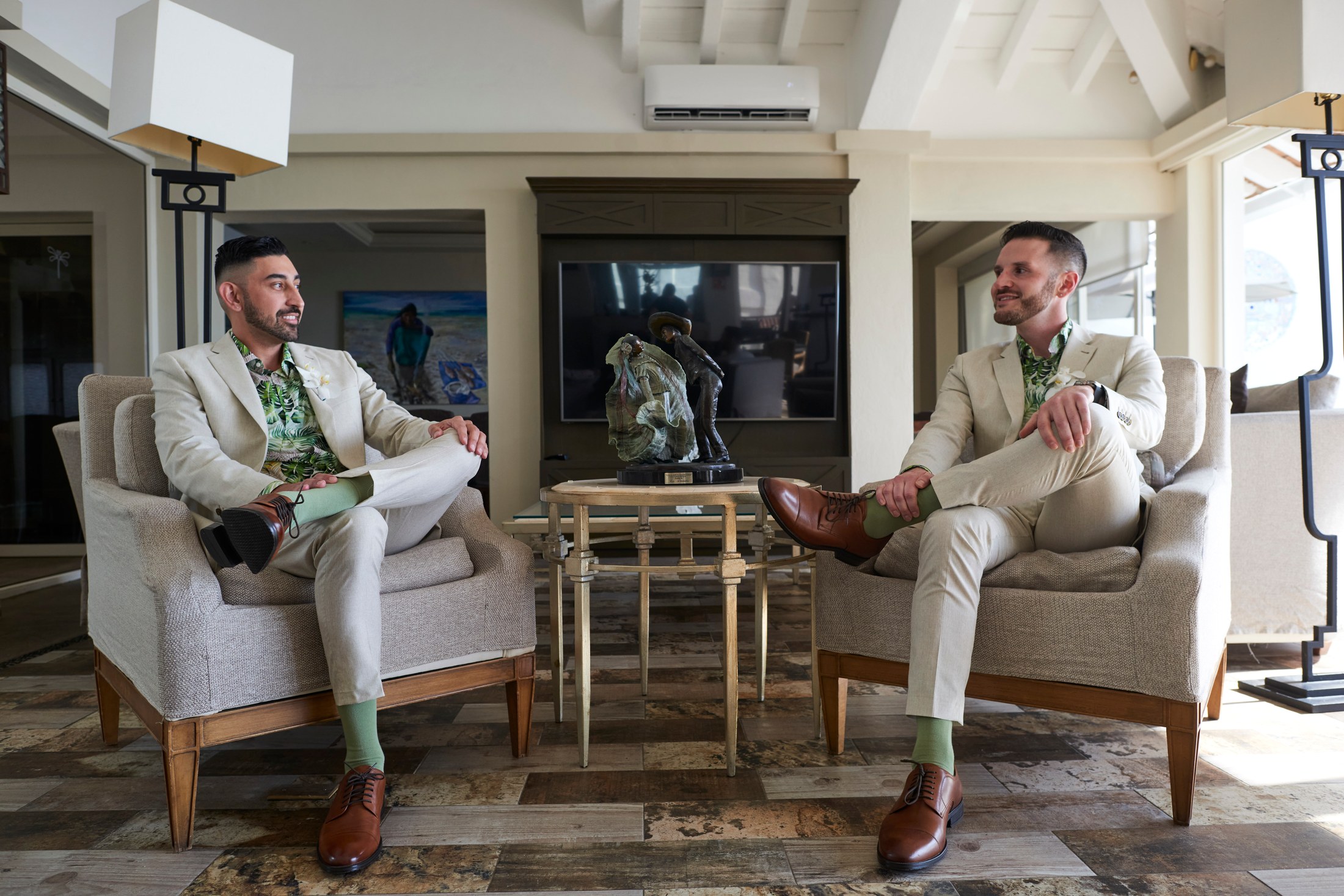 Ceremonia de boda entre hombres en una villa frente al mar en Puerto Vallarta — Anthony & Farzad — foto 40