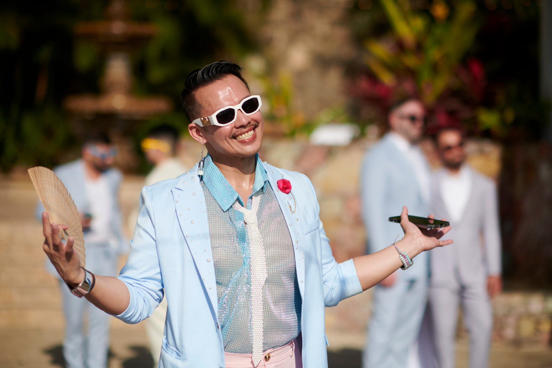 Ceremonia de boda entre hombres en una villa frente al mar en Puerto Vallarta — Anthony & Farzad — foto 50