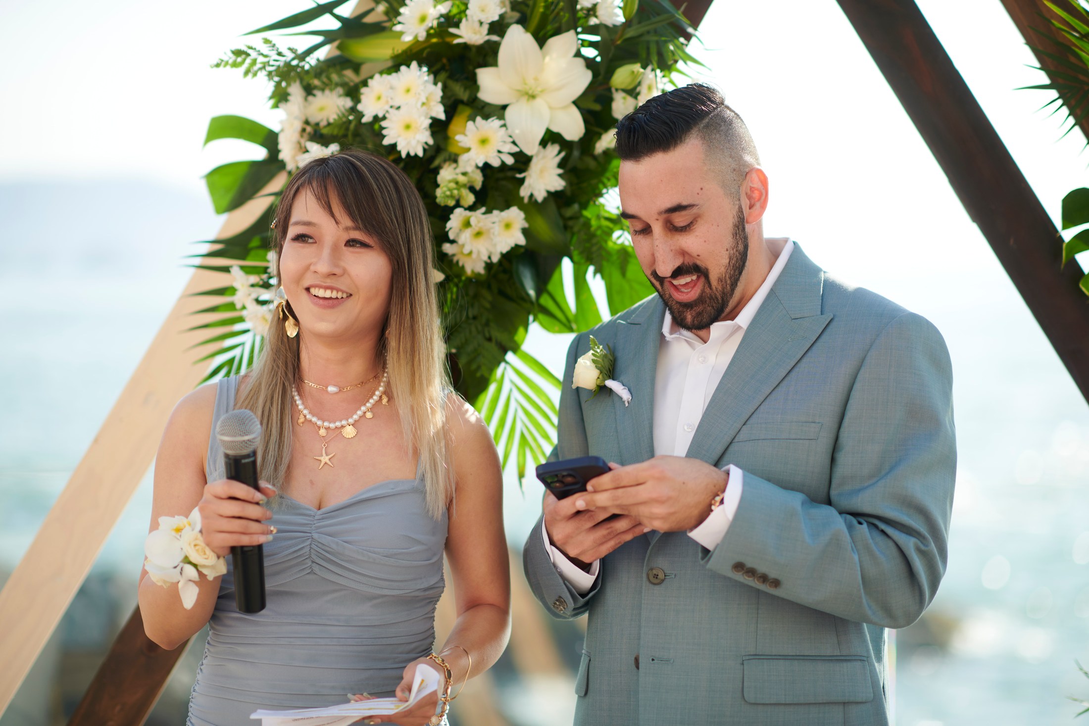 Ceremonia de boda entre hombres en una villa frente al mar en Puerto Vallarta — Anthony & Farzad — foto 60