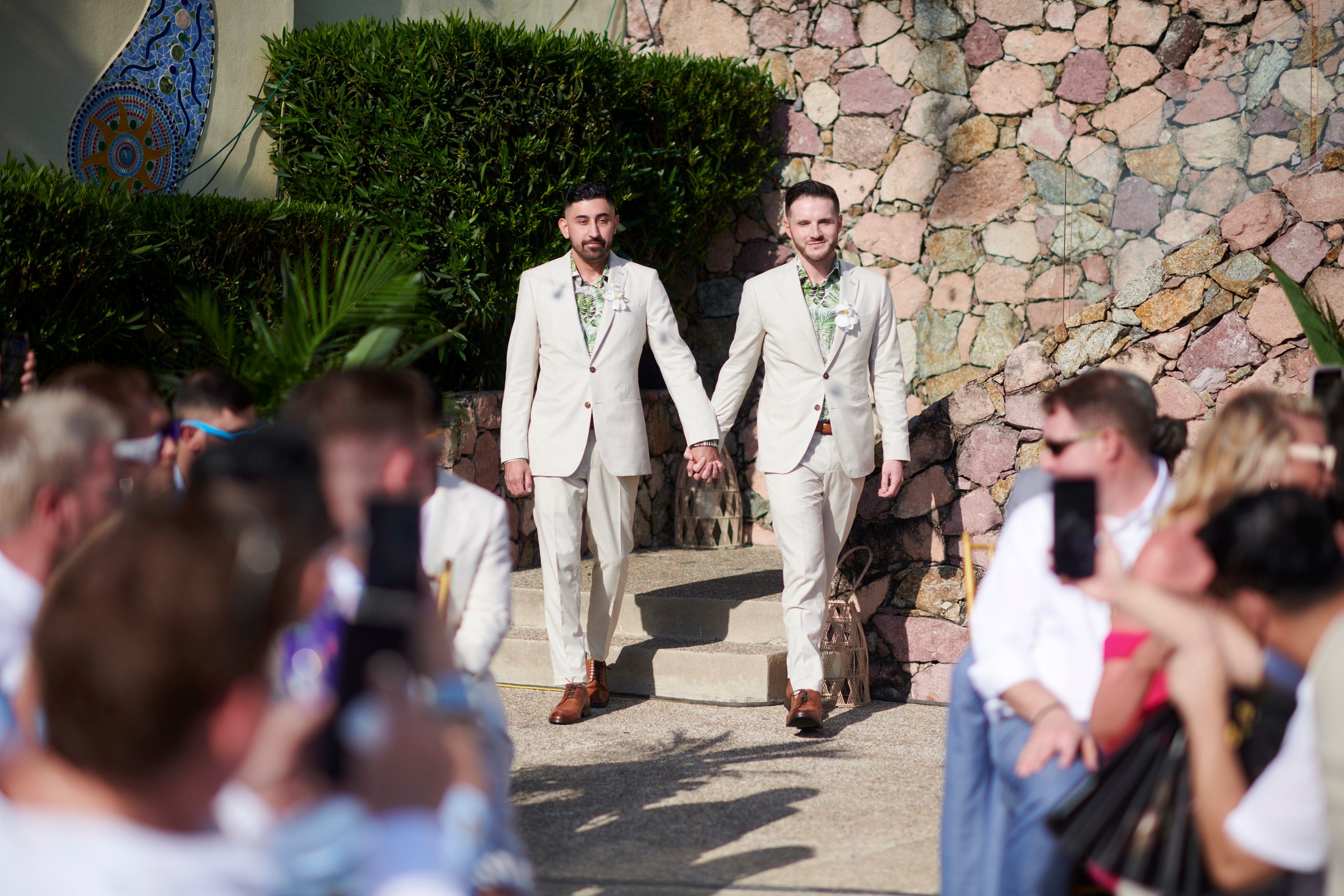 Ceremonia de boda entre hombres en una villa frente al mar en Puerto Vallarta — Anthony & Farzad — foto 71