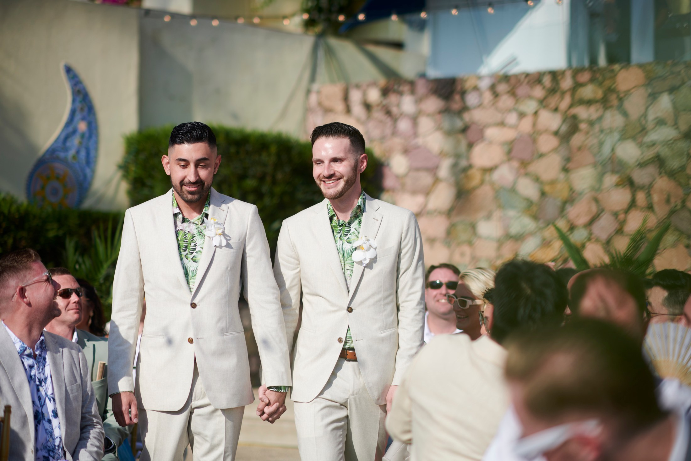 Ceremonia de boda entre hombres en una villa frente al mar en Puerto Vallarta — Anthony & Farzad — foto 73