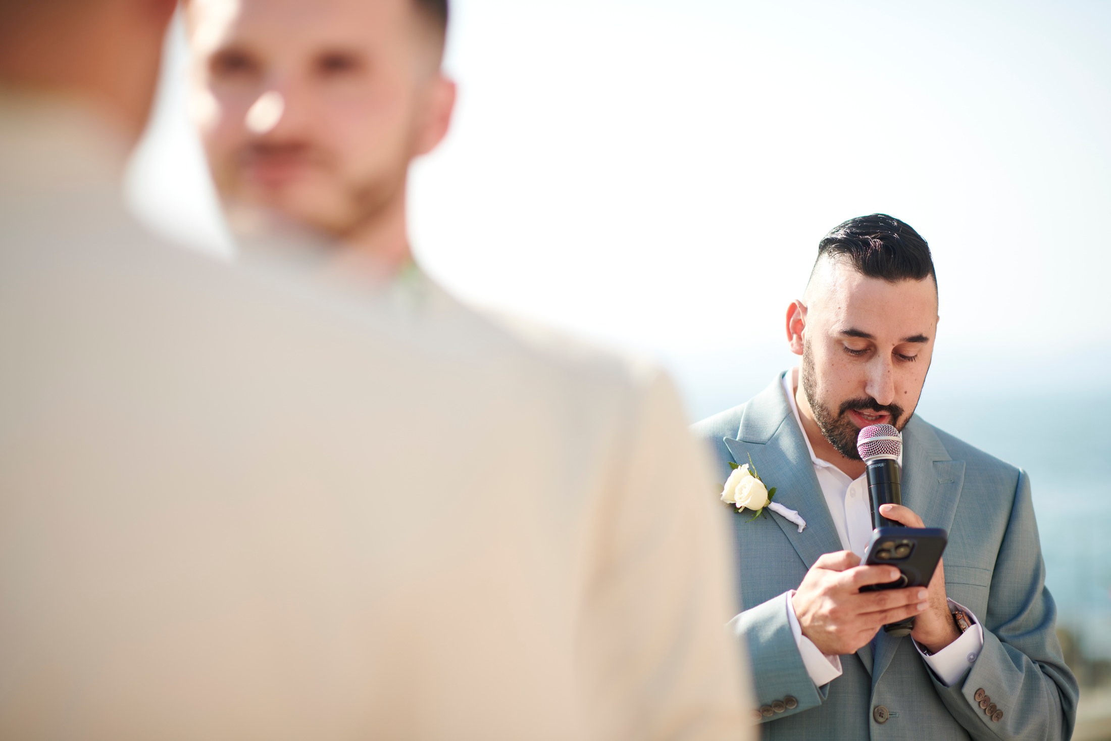 Ceremonia de boda entre hombres en una villa frente al mar en Puerto Vallarta — Anthony & Farzad — foto 82