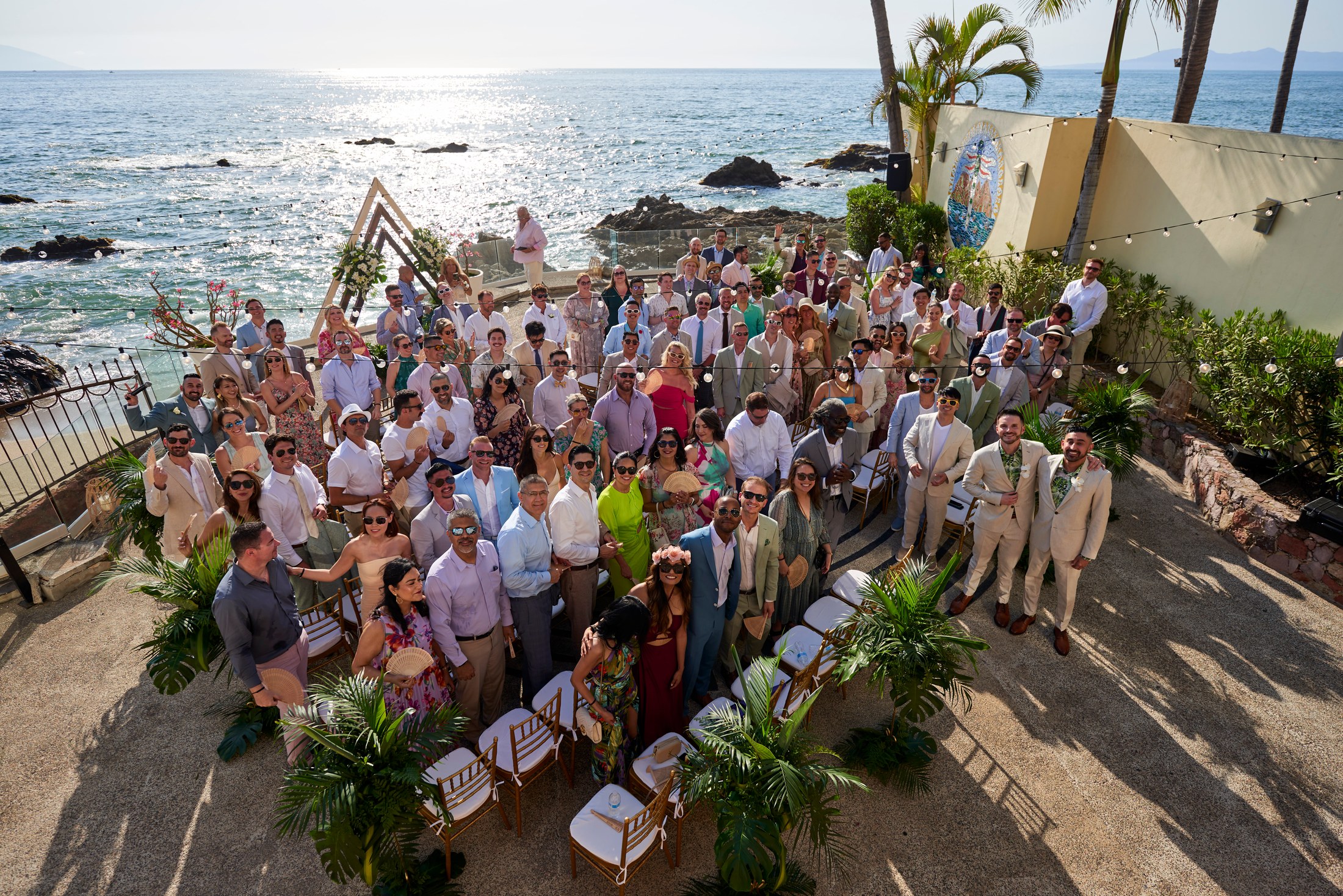 Ceremonia de boda entre hombres en una villa frente al mar en Puerto Vallarta — Anthony & Farzad — foto 108
