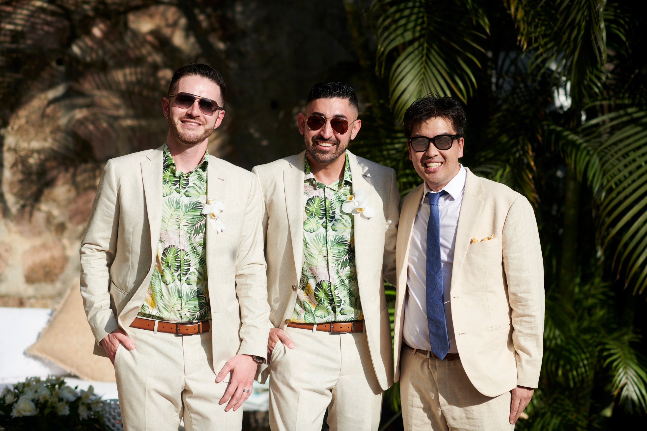 Ceremonia de boda entre hombres en una villa frente al mar en Puerto Vallarta — Anthony & Farzad — foto 113