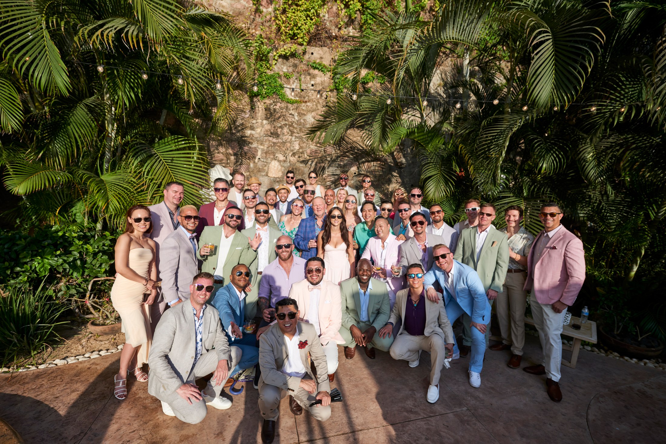 Ceremonia de boda entre hombres en una villa frente al mar en Puerto Vallarta — Anthony & Farzad — foto 138
