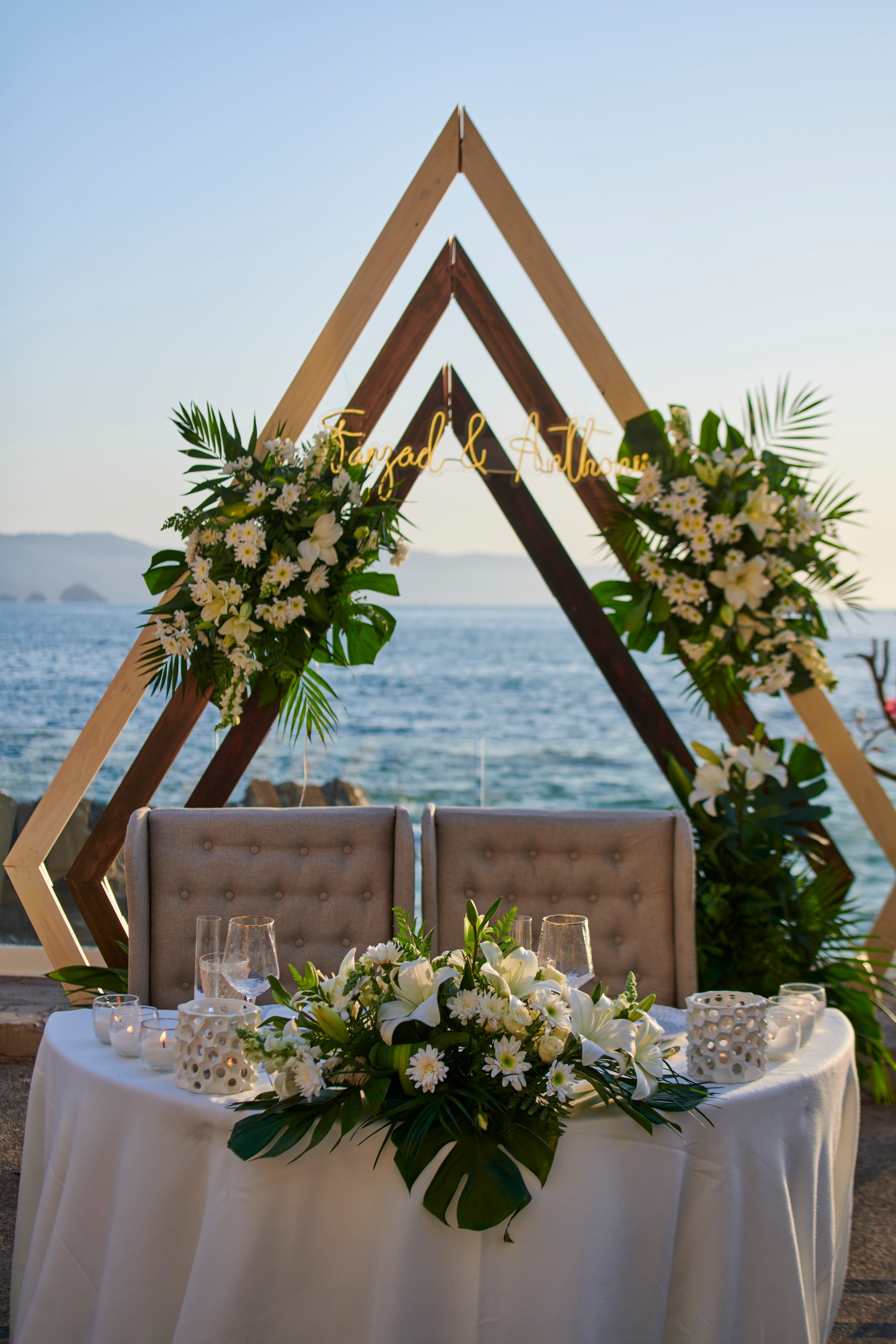 Ceremonia de boda entre hombres en una villa frente al mar en Puerto Vallarta — Anthony & Farzad — foto 163