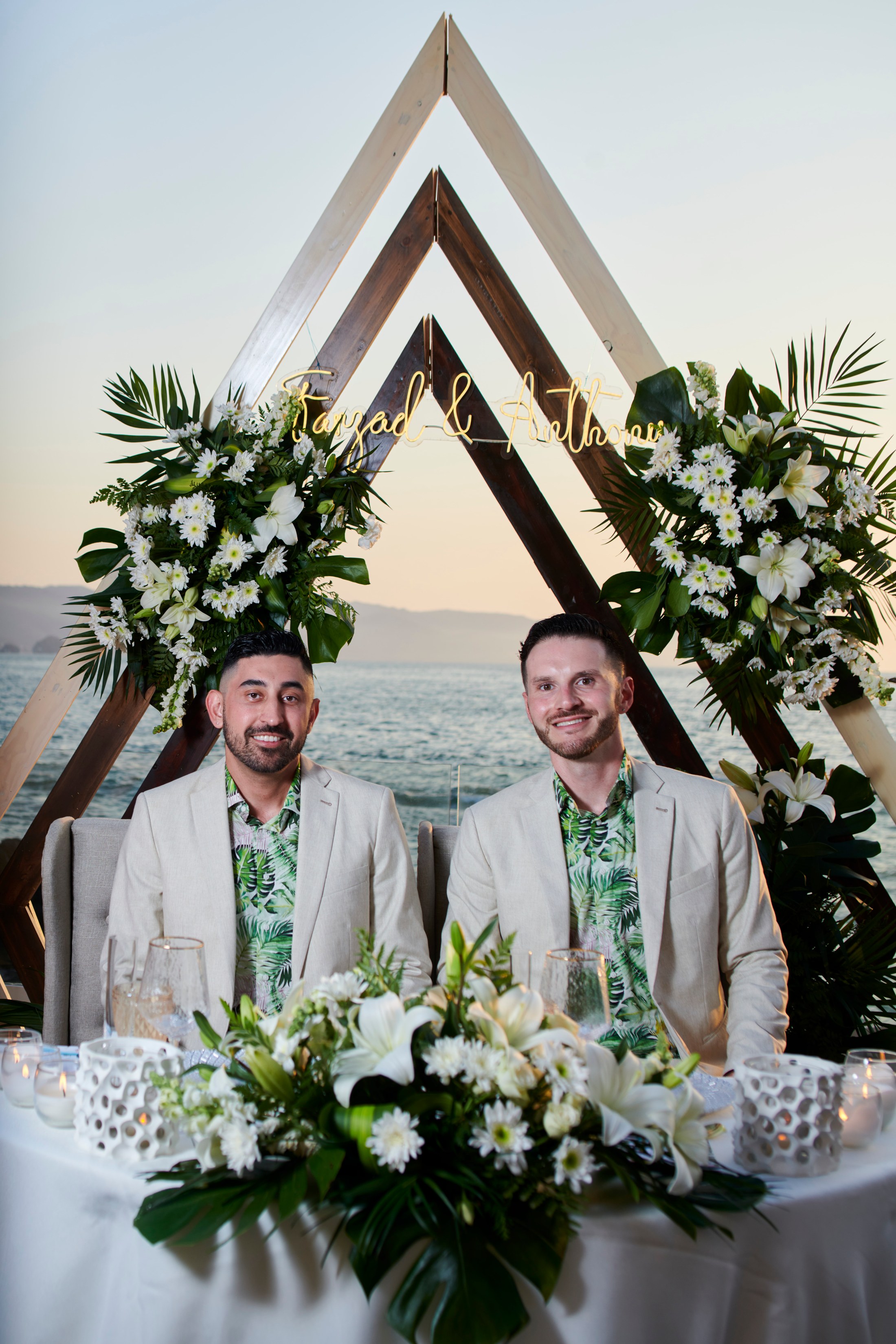 Ceremonia de boda entre hombres en una villa frente al mar en Puerto Vallarta — Anthony & Farzad — foto 181