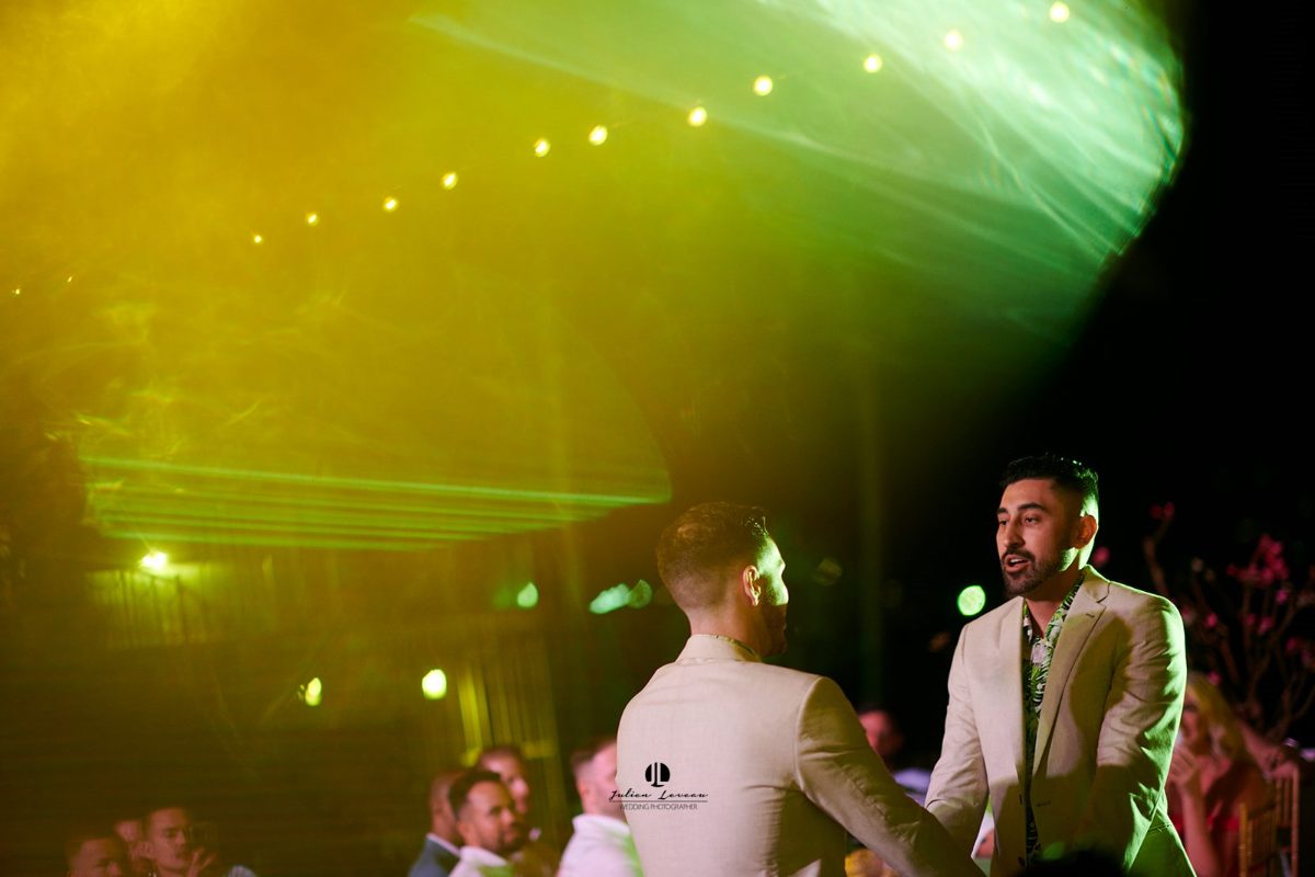 LGBTQ+ wedding reception and dance floor in Puerto Vallarta — Anthony & Farzad — photo 3
