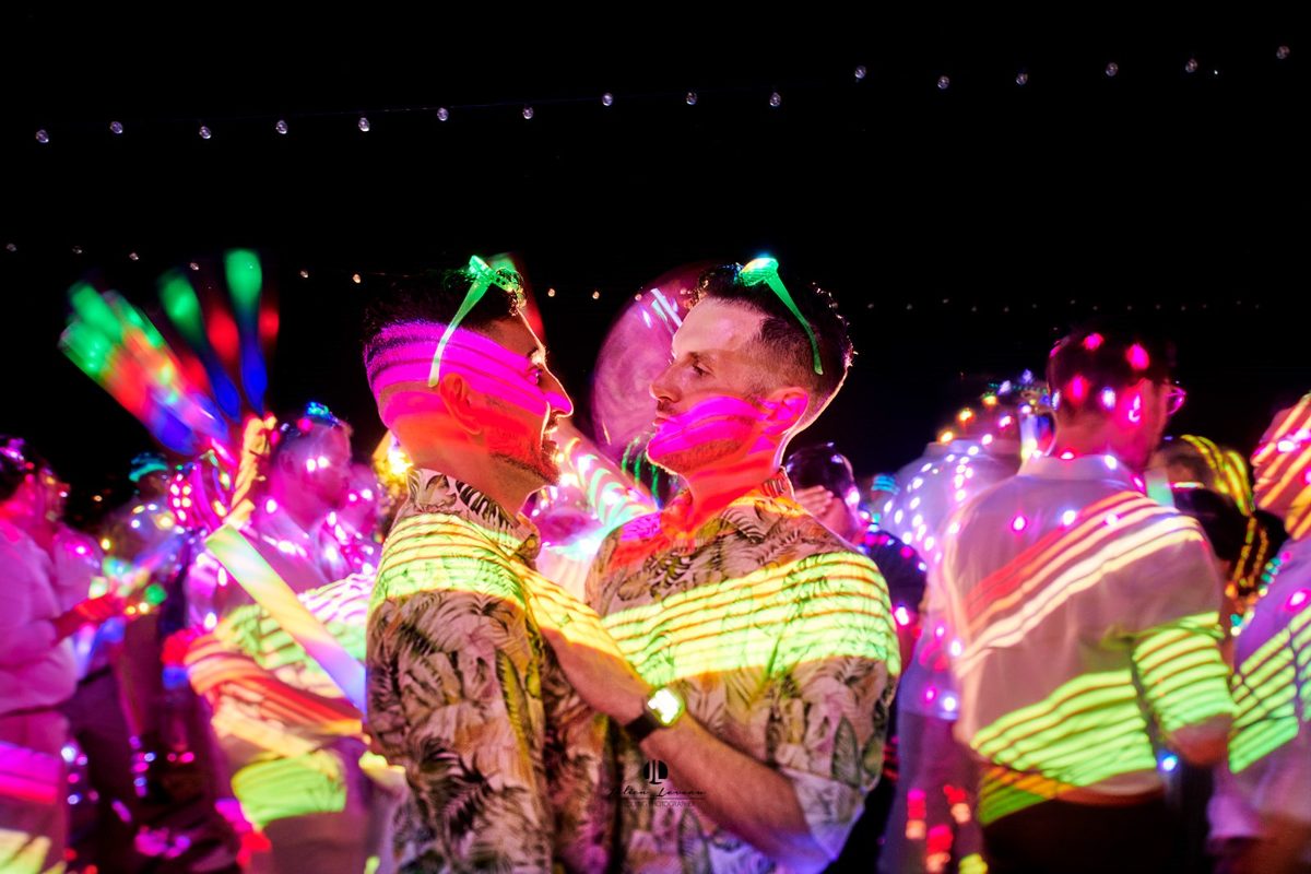 LGBTQ+ wedding reception and dance floor in Puerto Vallarta — Anthony & Farzad — photo 20