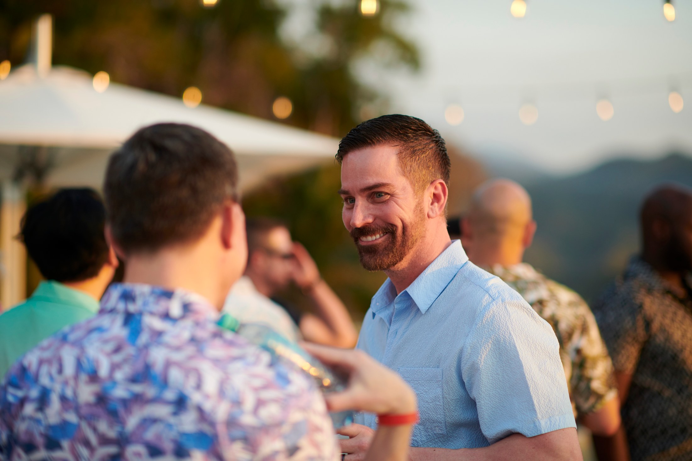 Fiesta de bienvenida de una boda LGBTQ+ sobre la bahía de Banderas, Puerto Vallarta — Anthony & Farzad — foto 24