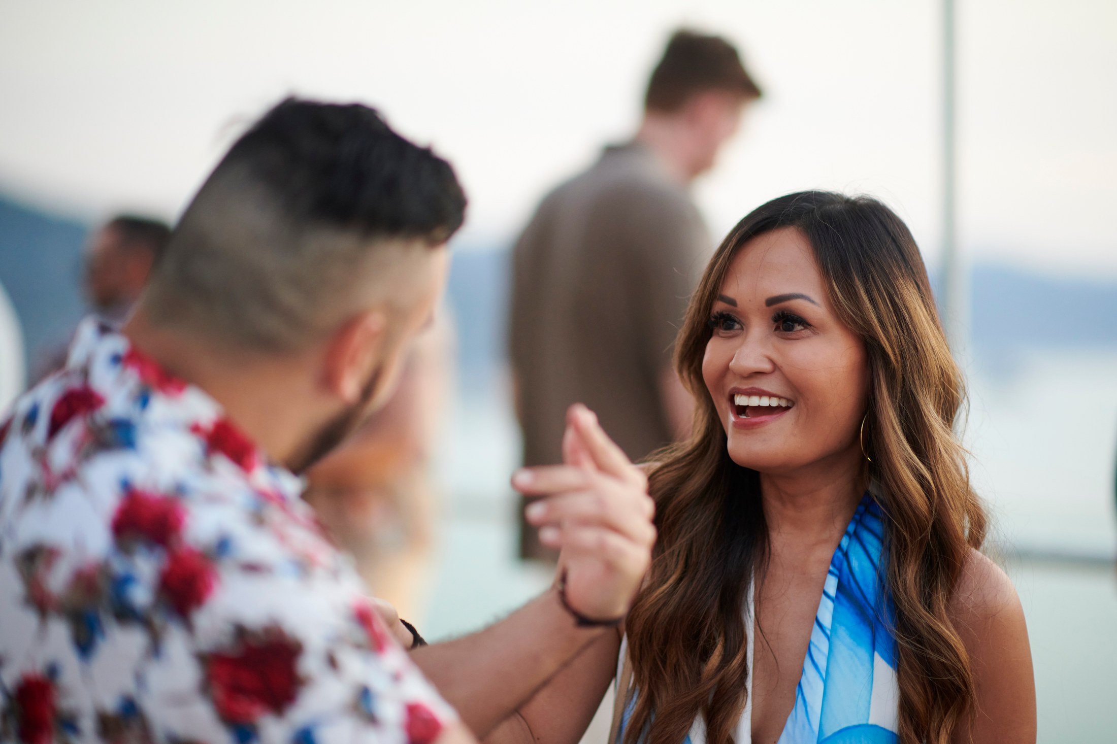 Fiesta de bienvenida de una boda LGBTQ+ sobre la bahía de Banderas, Puerto Vallarta — Anthony & Farzad — foto 35