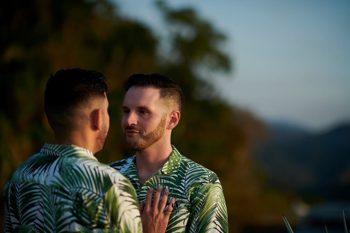 LGBTQ+ wedding welcome party overlooking Banderas Bay, Puerto Vallarta — Anthony & Farzad — photo 4