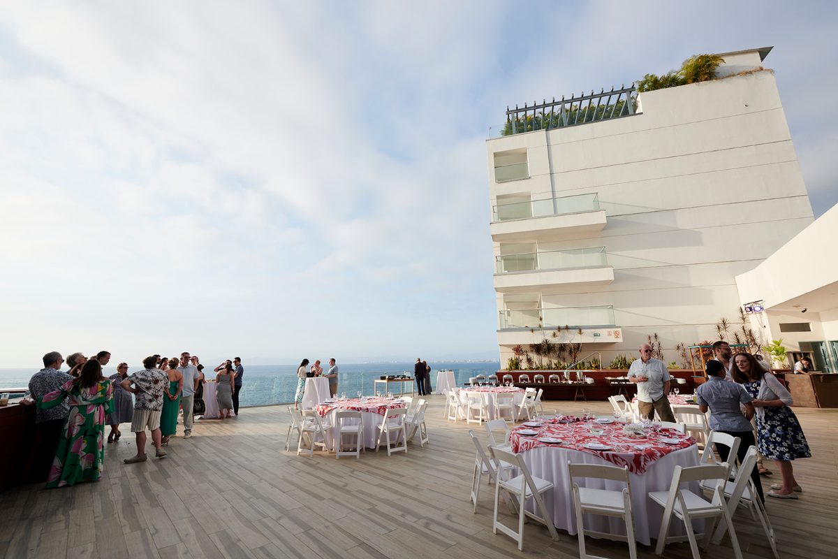 Wedding rehearsal dinner on a rooftop terrace in Puerto Vallarta — Knight & Madeline — photo 4