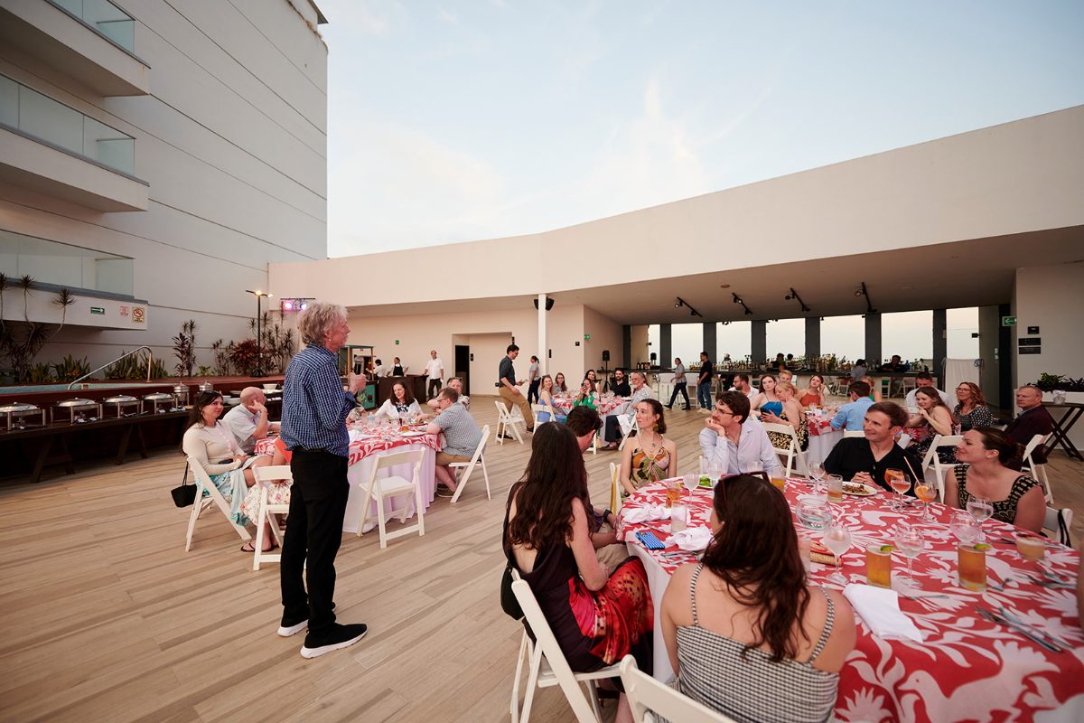 Wedding rehearsal dinner on a rooftop terrace in Puerto Vallarta — Knight & Madeline — photo 14