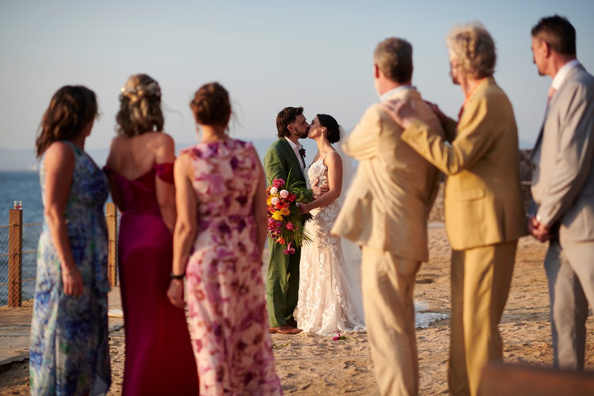 Beach wedding portraits at golden hour in Puerto Vallarta — Knight & Madeline — photo 1