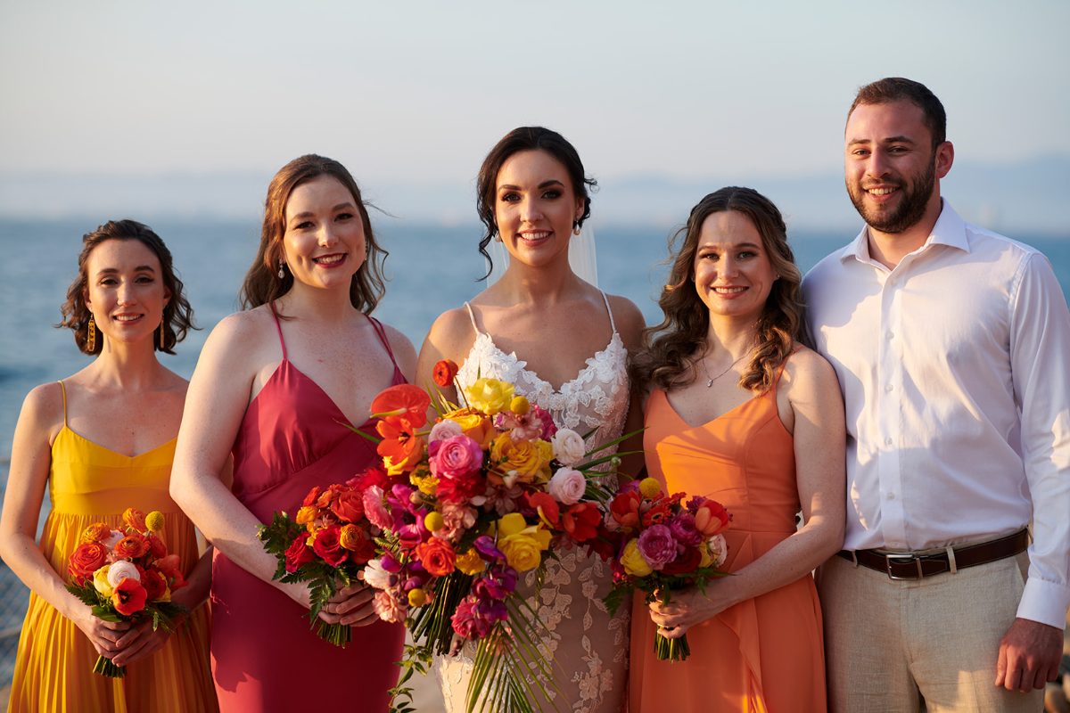 Beach wedding portraits at golden hour in Puerto Vallarta — Knight & Madeline — photo 6