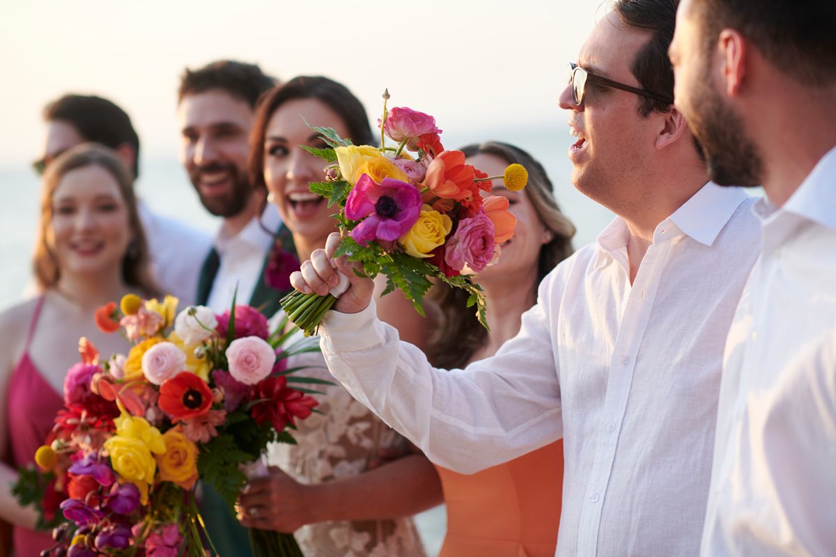 Beach wedding portraits at golden hour in Puerto Vallarta — Knight & Madeline — photo 8