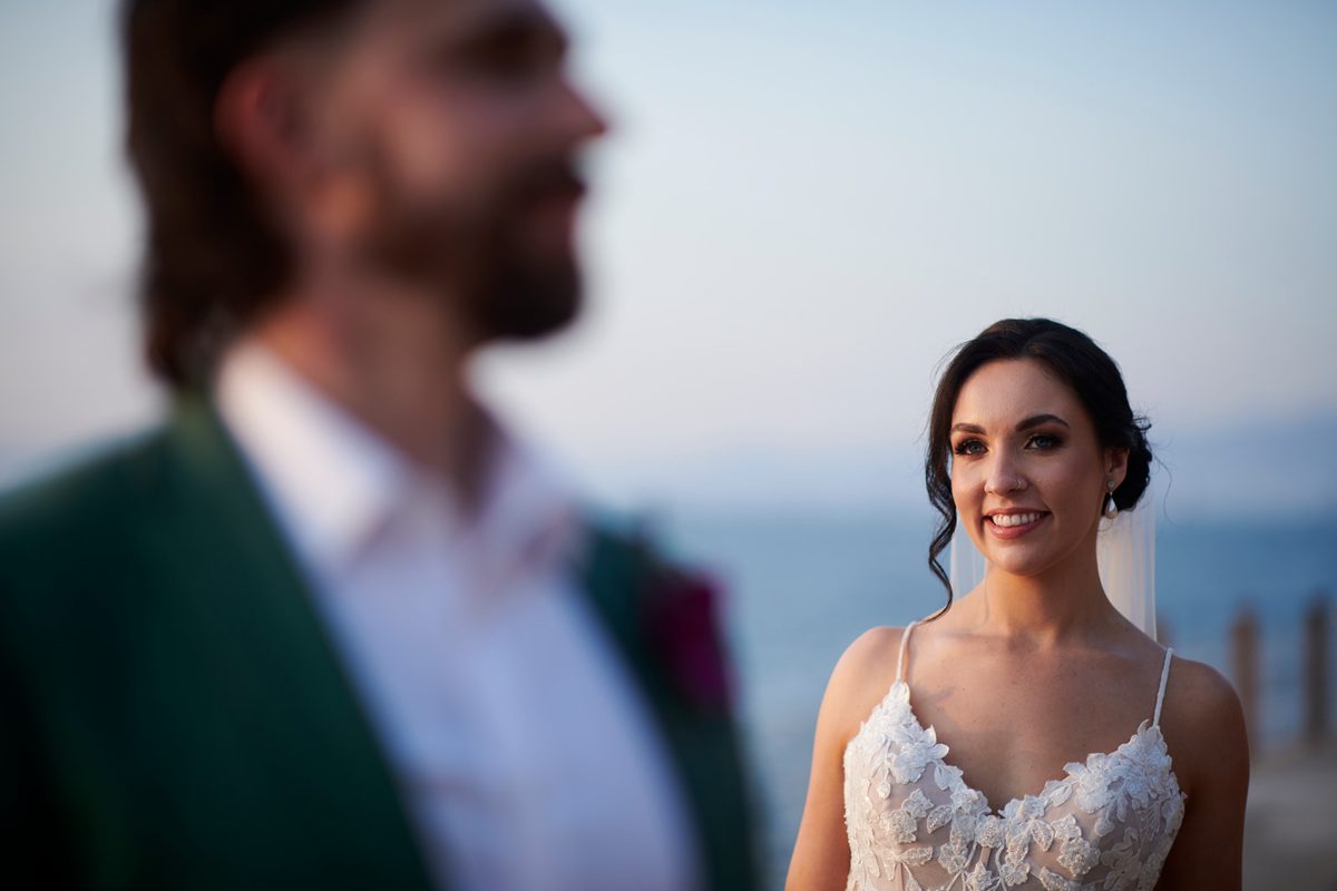 Beach wedding portraits at golden hour in Puerto Vallarta — Knight & Madeline — photo 9