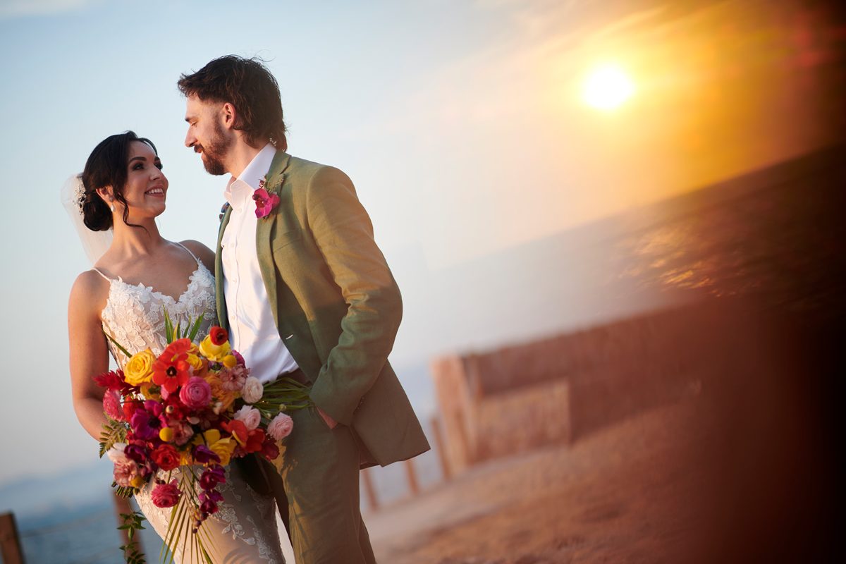 Beach wedding portraits at golden hour in Puerto Vallarta — Knight & Madeline — photo 11
