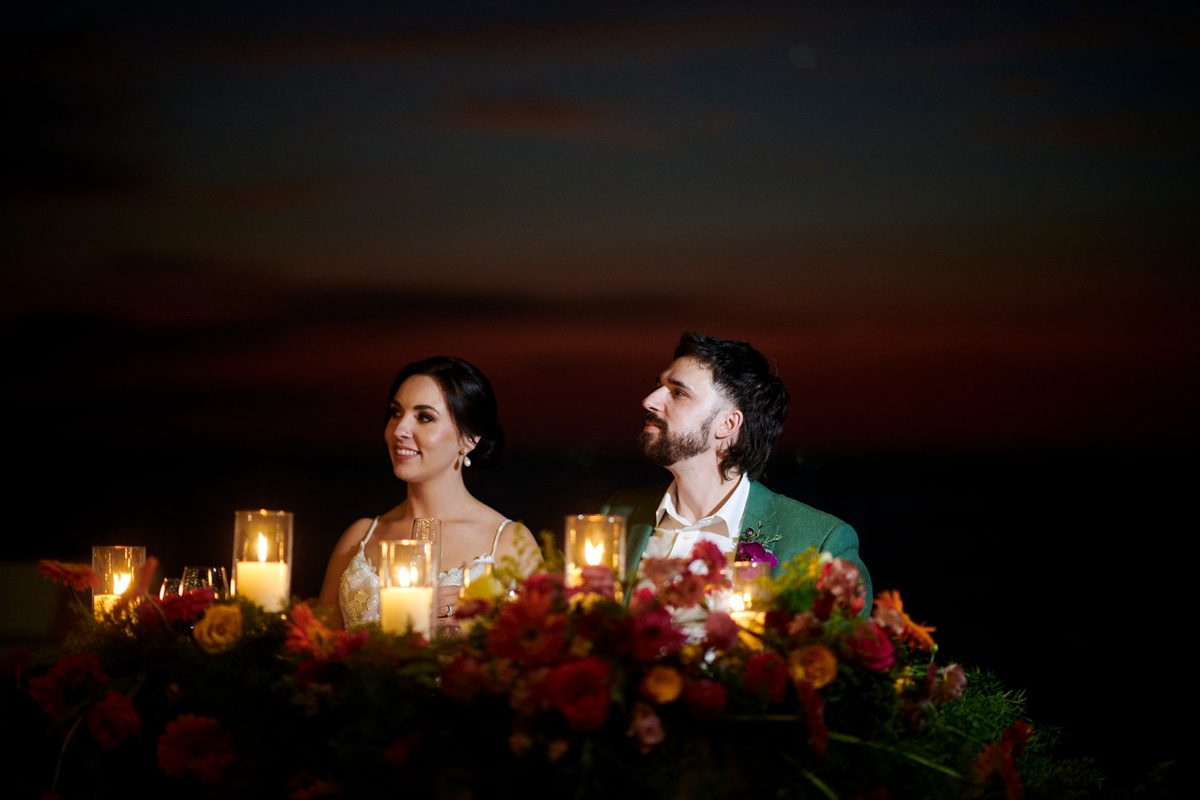 Beach wedding reception and dance floor in Puerto Vallarta — Knight & Madeline — photo 5