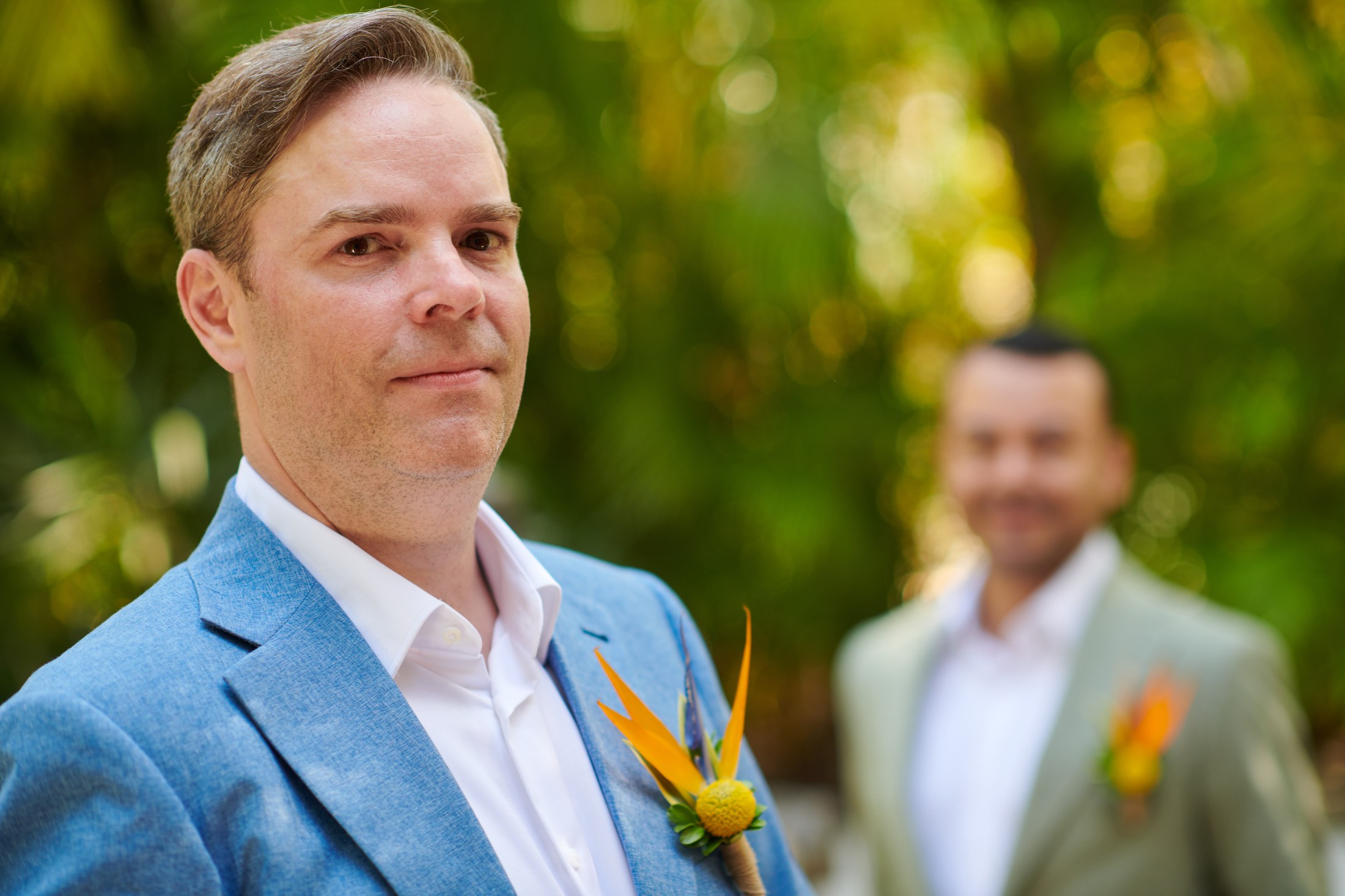 Invités et mariés avant un mariage LGBTQ+ à la Villa La Mansión, Puerto Vallarta — Mario & Keith — photo 7