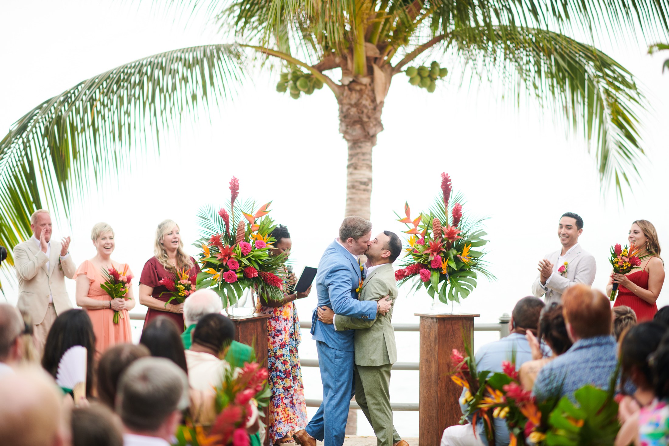 Cérémonie de mariage entre hommes à la Villa La Mansión, Puerto Vallarta — Mario & Keith — photo 28