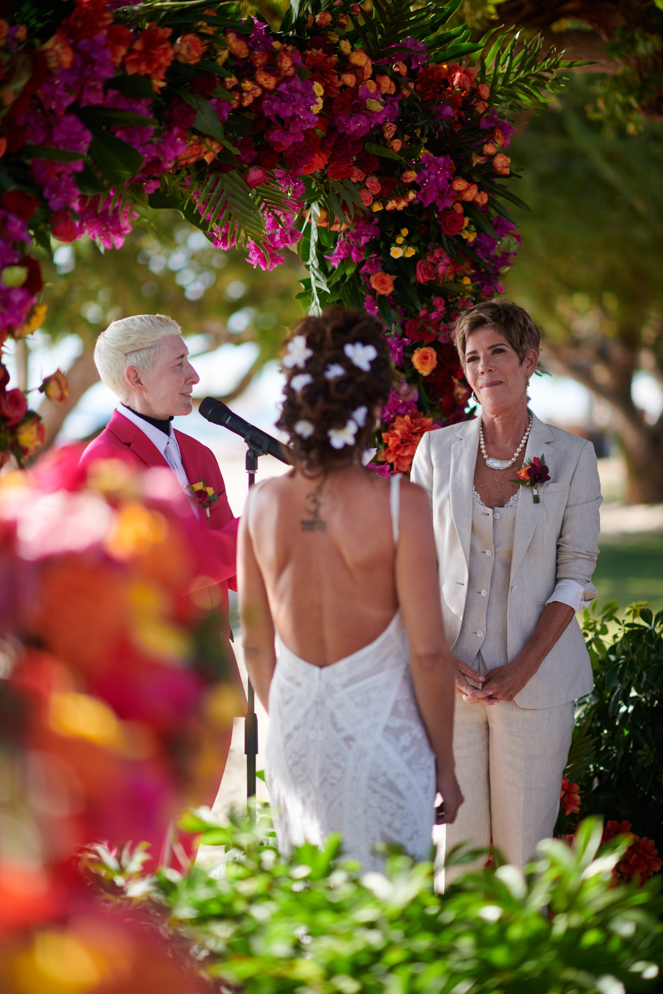 Ceremonia de boda entre mujeres en la playa del St. Regis Punta Mita — Michelle & Marina — foto 83