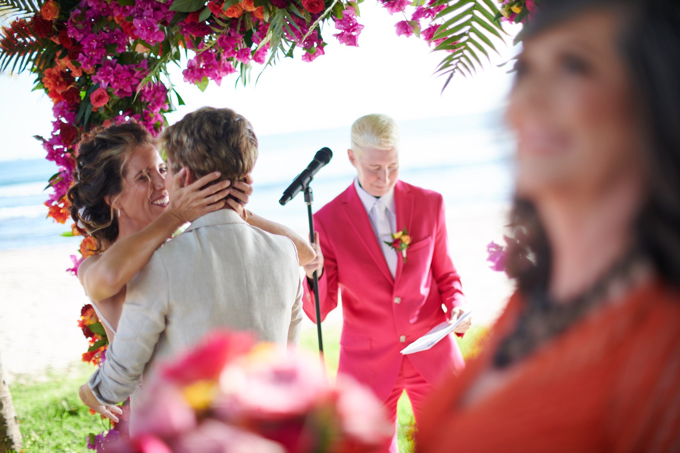 Ceremonia de boda entre mujeres en la playa del St. Regis Punta Mita — Michelle & Marina — foto 104