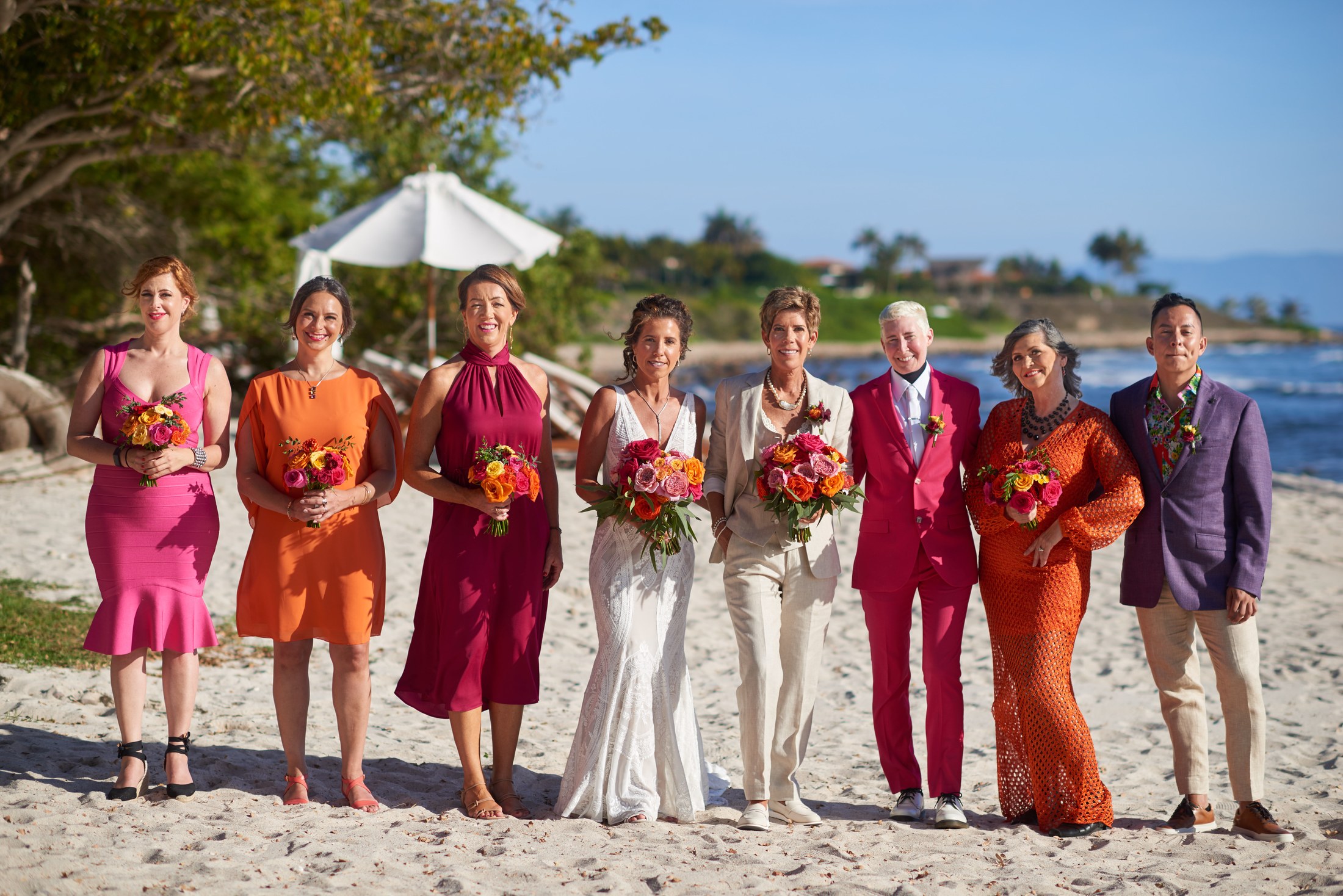 Ceremonia de boda entre mujeres en la playa del St. Regis Punta Mita — Michelle & Marina — foto 116