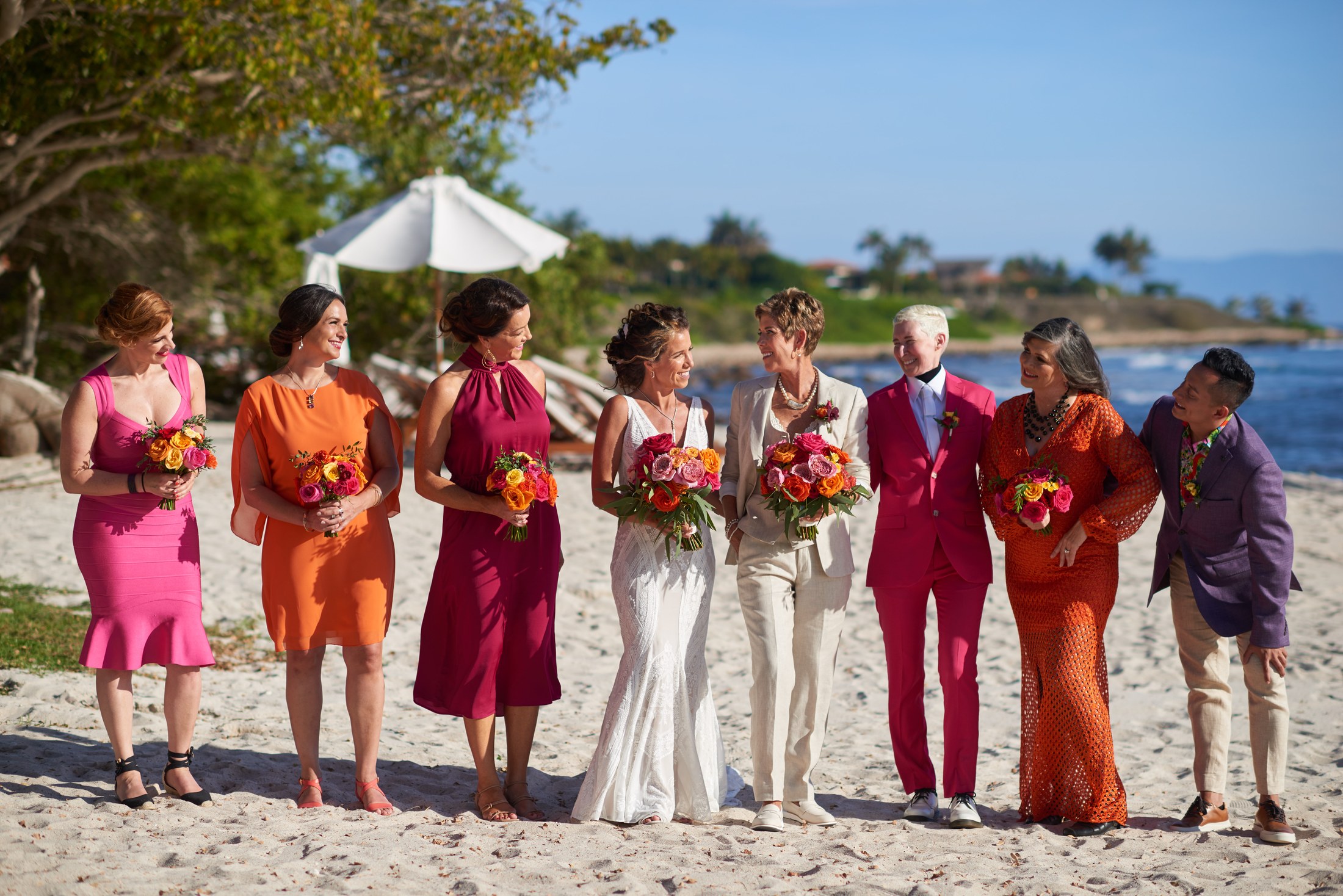 Ceremonia de boda entre mujeres en la playa del St. Regis Punta Mita — Michelle & Marina — foto 117