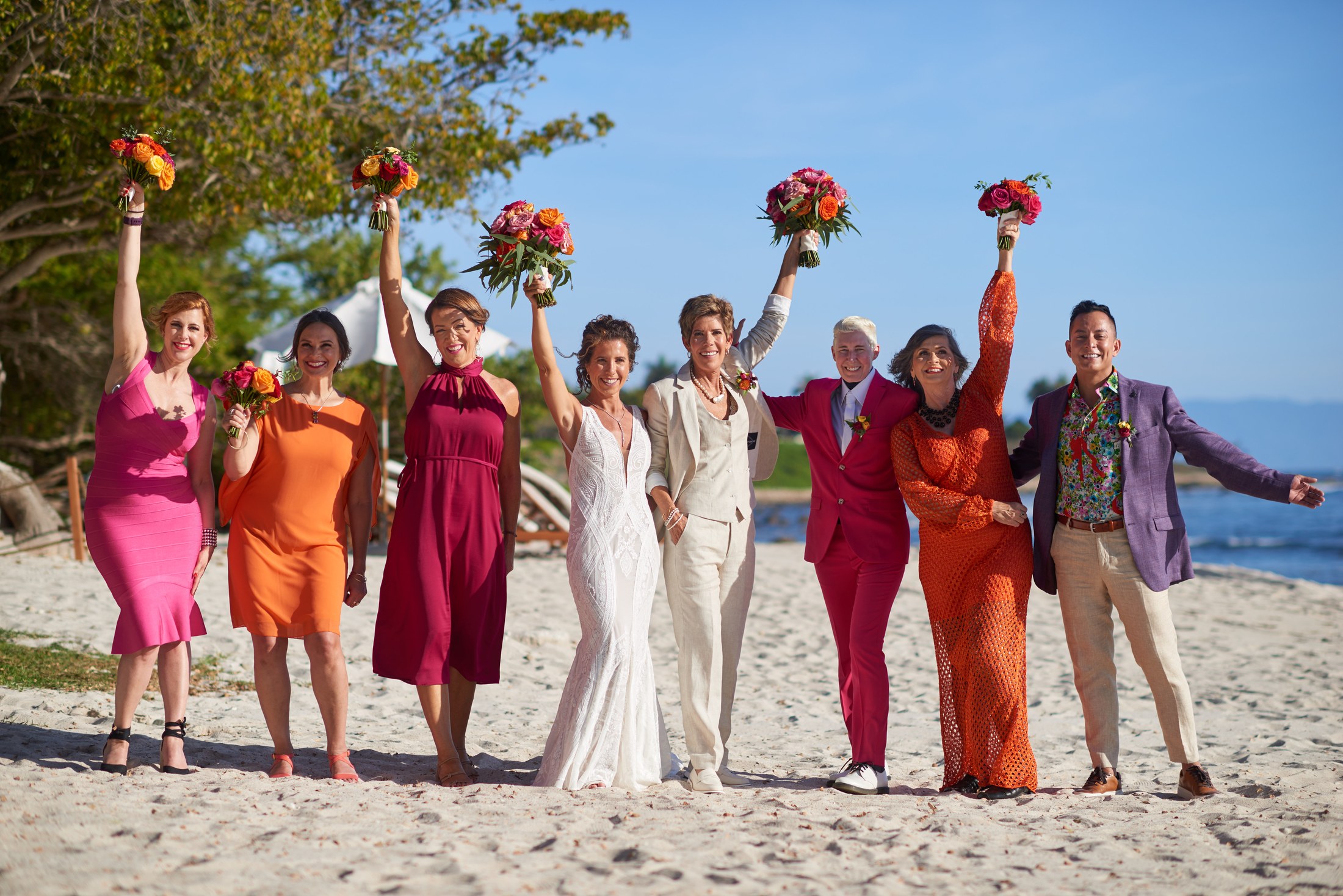 Ceremonia de boda entre mujeres en la playa del St. Regis Punta Mita — Michelle & Marina — foto 118