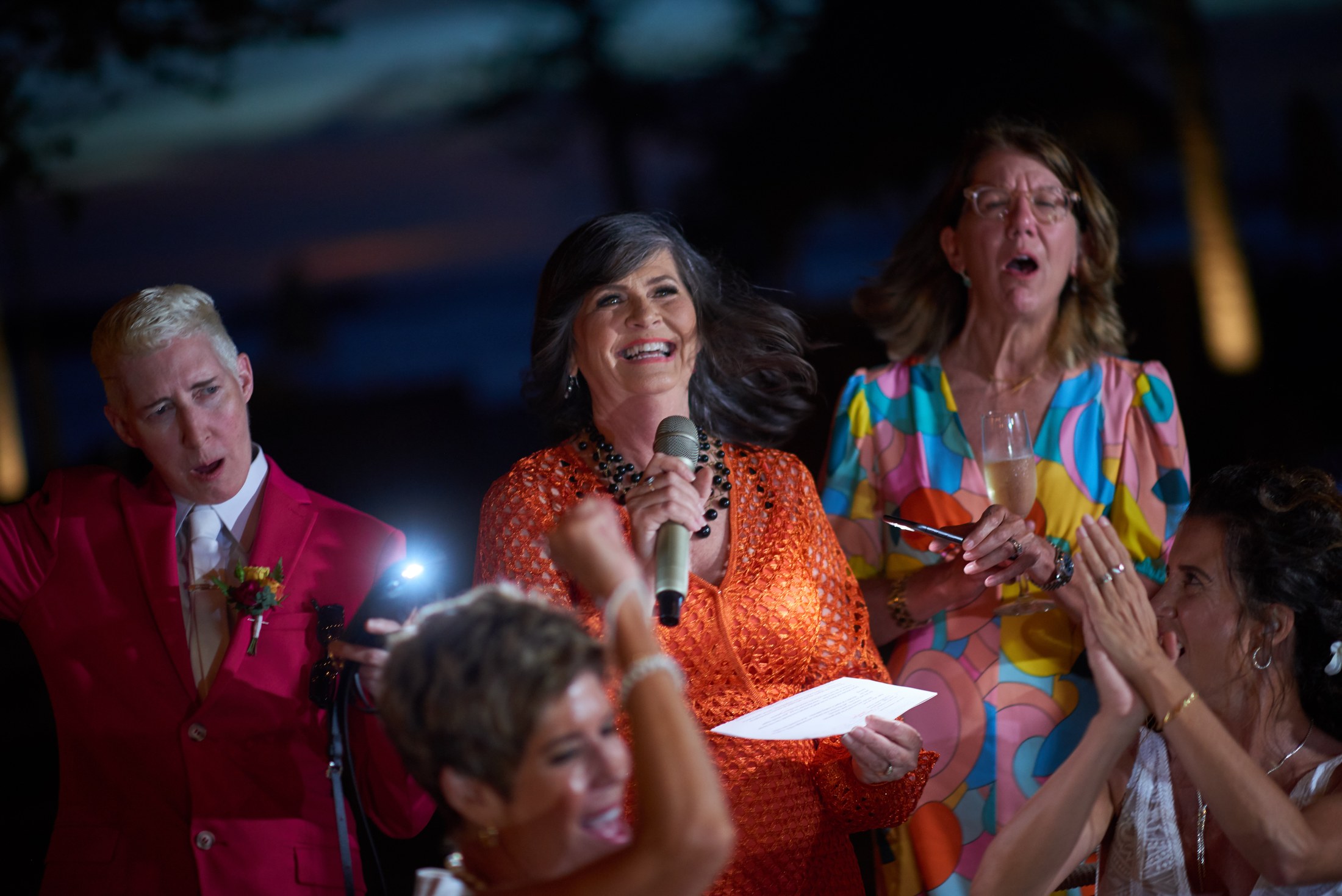 Fiesta de boda LGBTQ+ en el Astor Ballroom, St. Regis Punta Mita — Michelle & Marina — foto 38