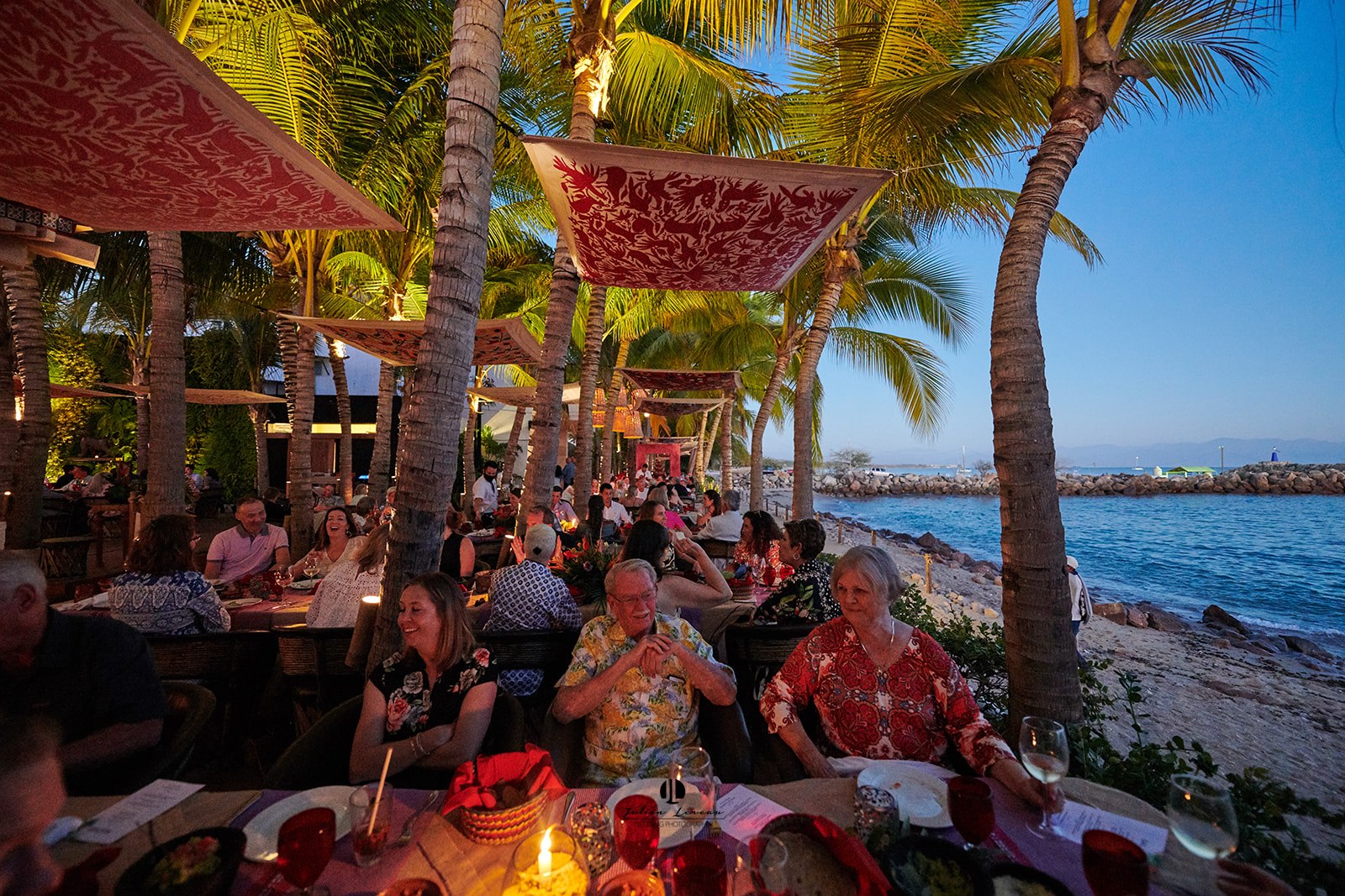 Michelle & Marina — cena de ensayo en Tuna Blanca, Punta de Mita