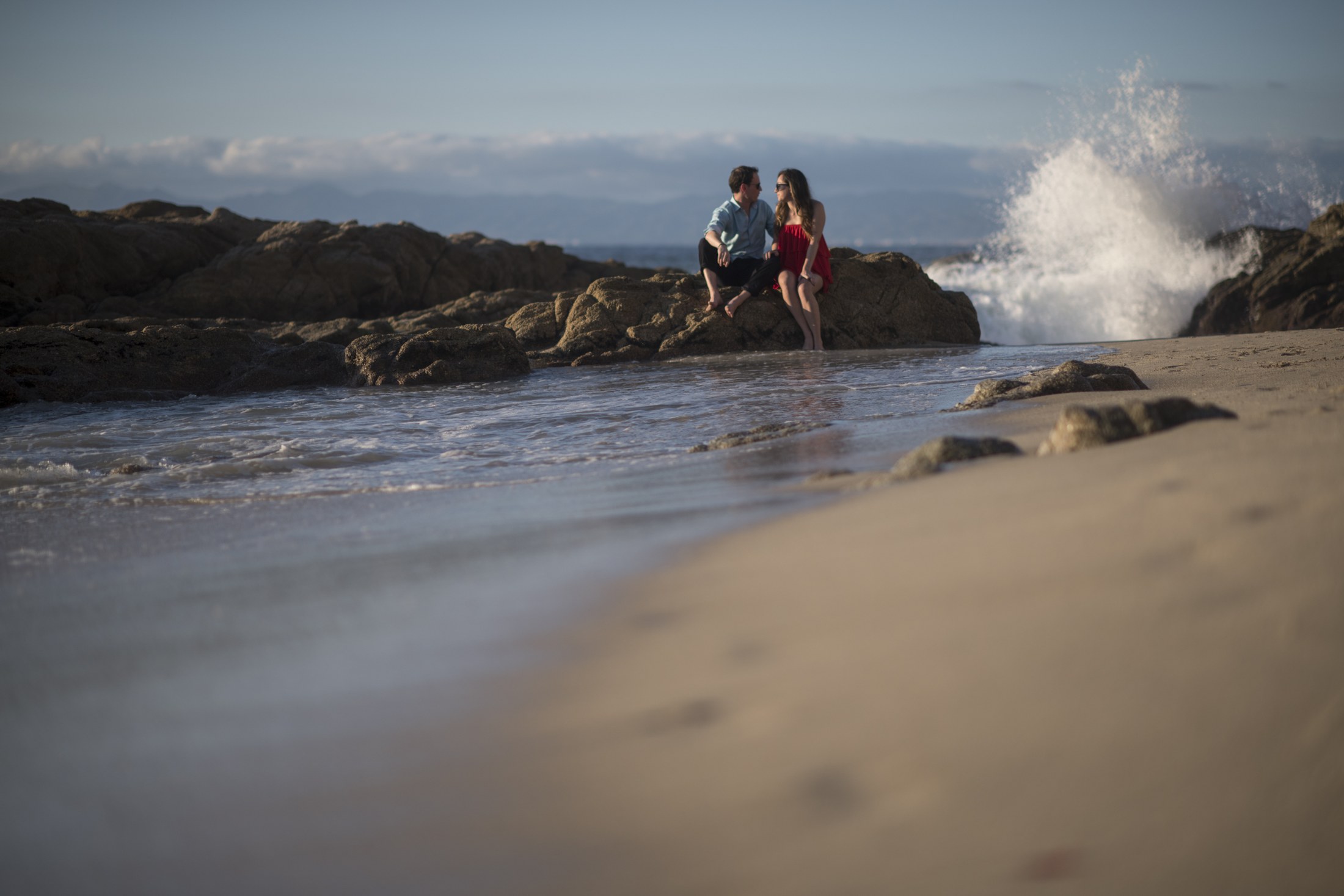 Demande en mariage surprise sur la plage de Conchas Chinas, Puerto Vallarta — photo 7