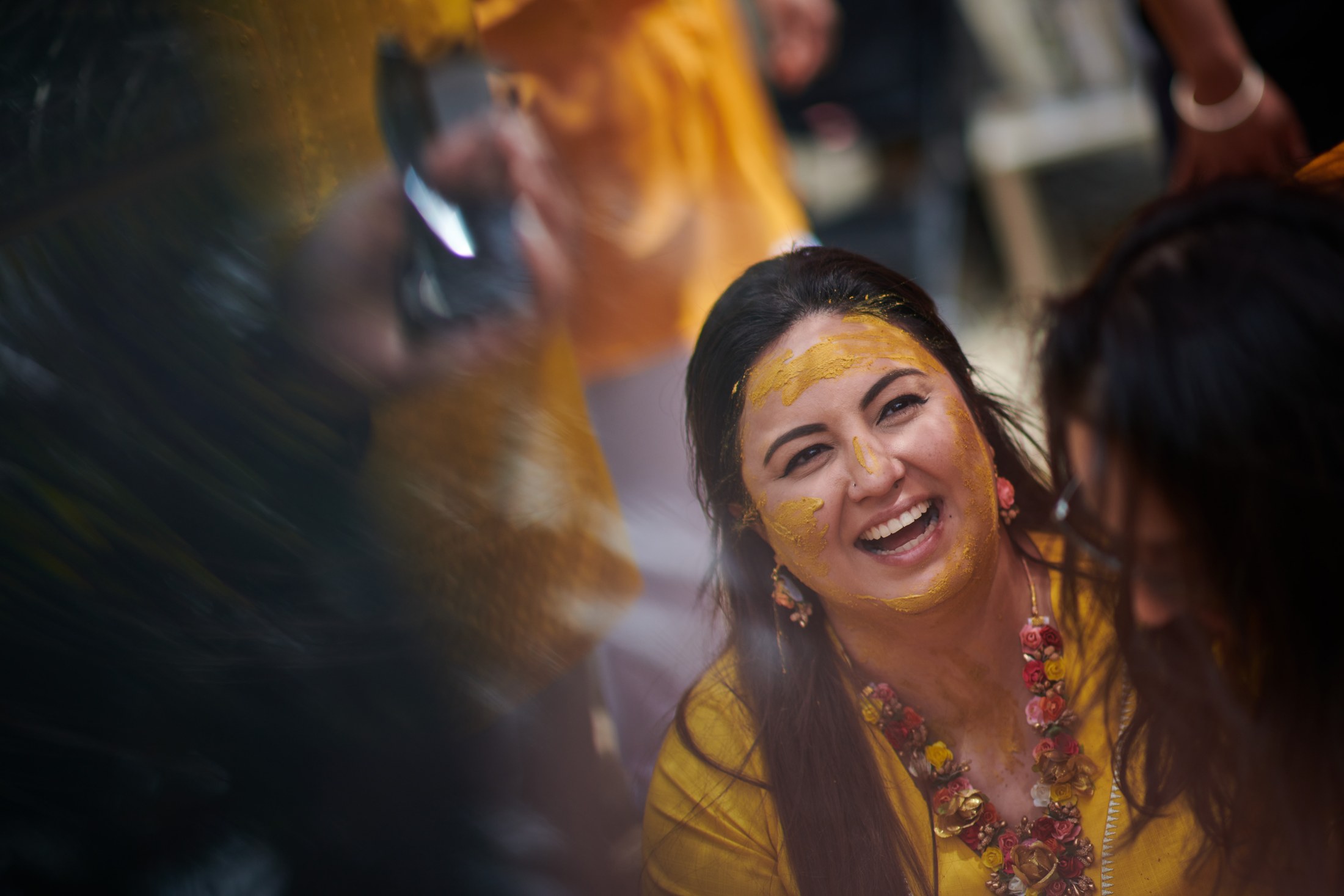Ceremonia de haldi en la playa, Puerto Vallarta — Raj & Jocelyn — photo 27