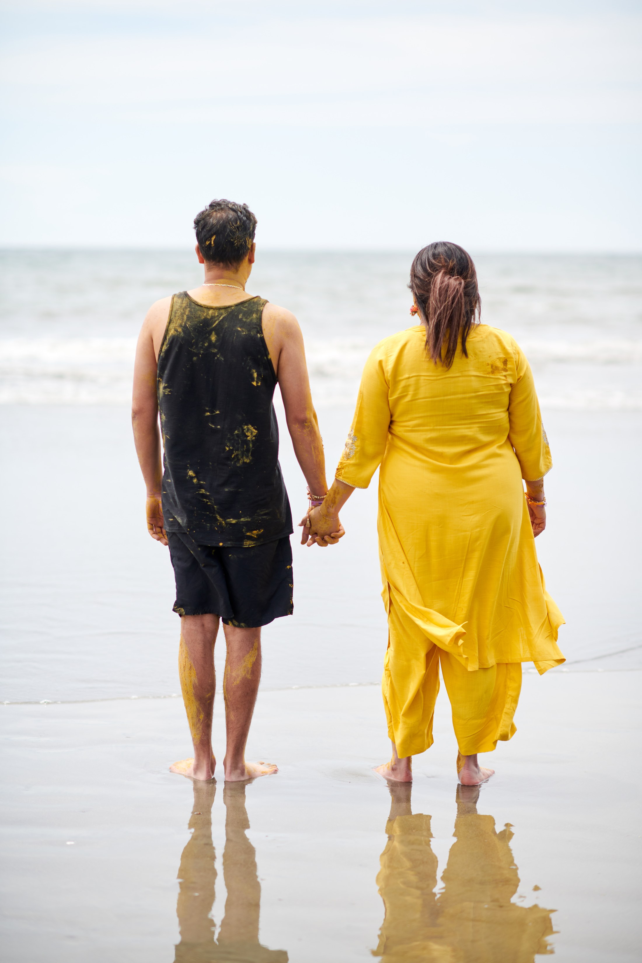 Ceremonia de haldi en la playa, Puerto Vallarta — Raj & Jocelyn — photo 58