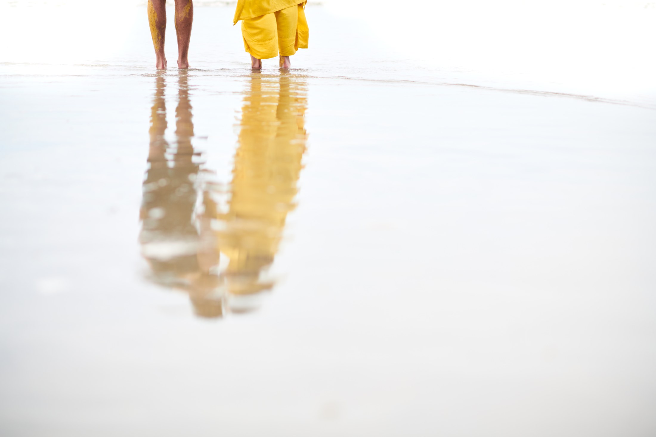 Ceremonia de haldi en la playa, Puerto Vallarta — Raj & Jocelyn — photo 60