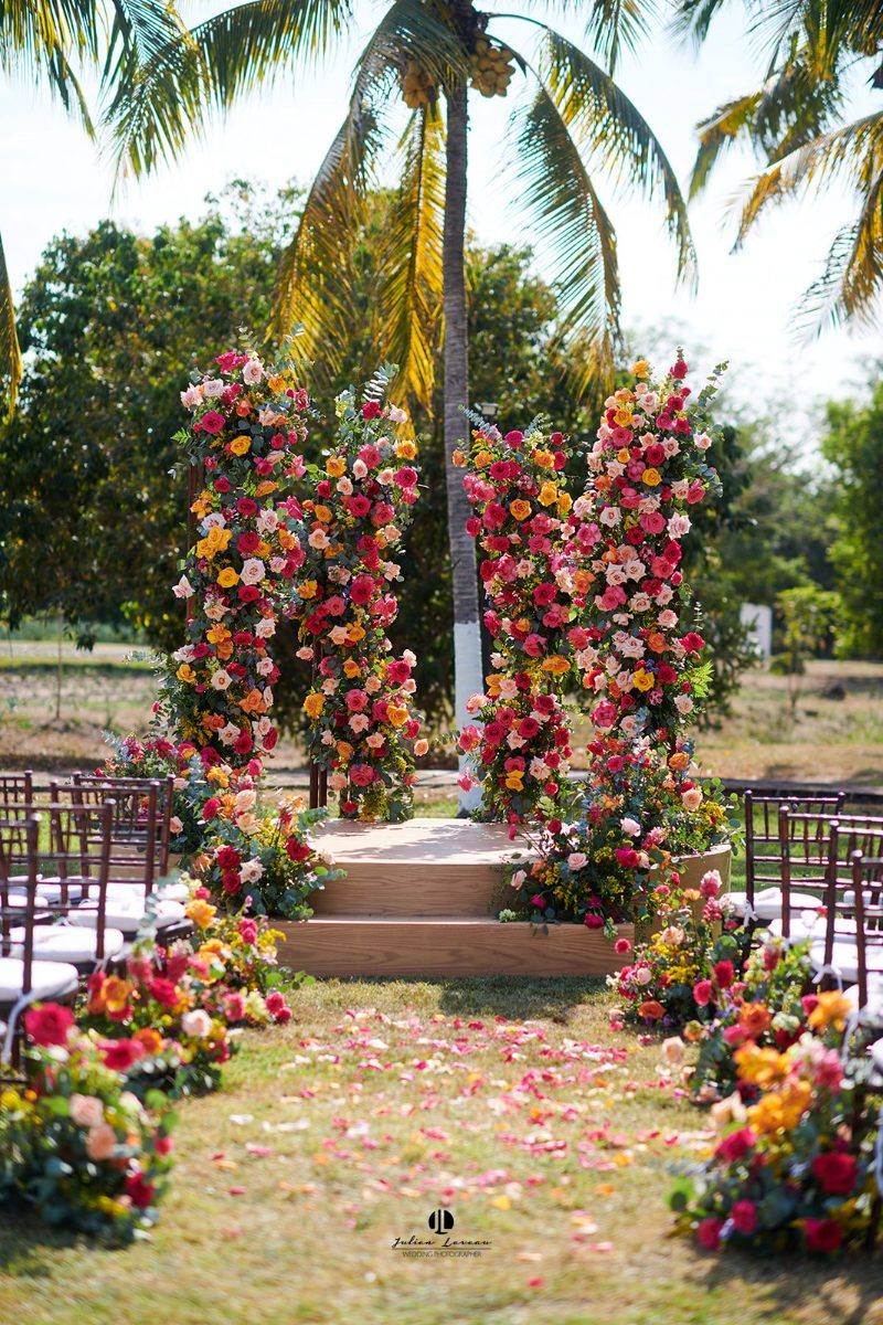 Decoración y flores de la boda en Finca 18, Puerto Vallarta — Raj & Jocelyn — photo 11