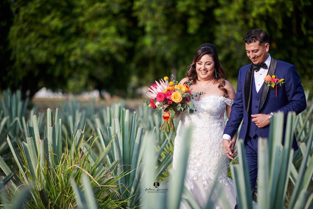 Ceremonia de boda en la destilería de agave Finca 18, Las Juntas, Puerto Vallarta — Julien Leveau