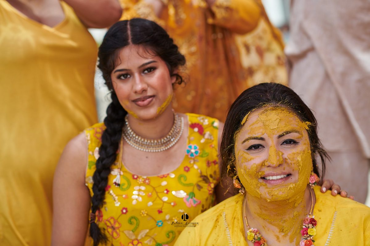 Ceremonia de haldi en la playa en Puerto Vallarta — Raj & Jocelyn — photo 24