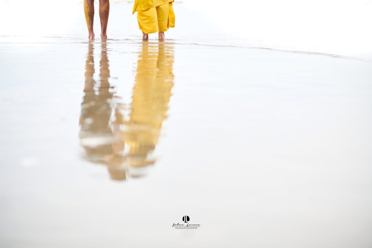 Ceremonia de haldi en la playa en Puerto Vallarta — Raj & Jocelyn — photo 4