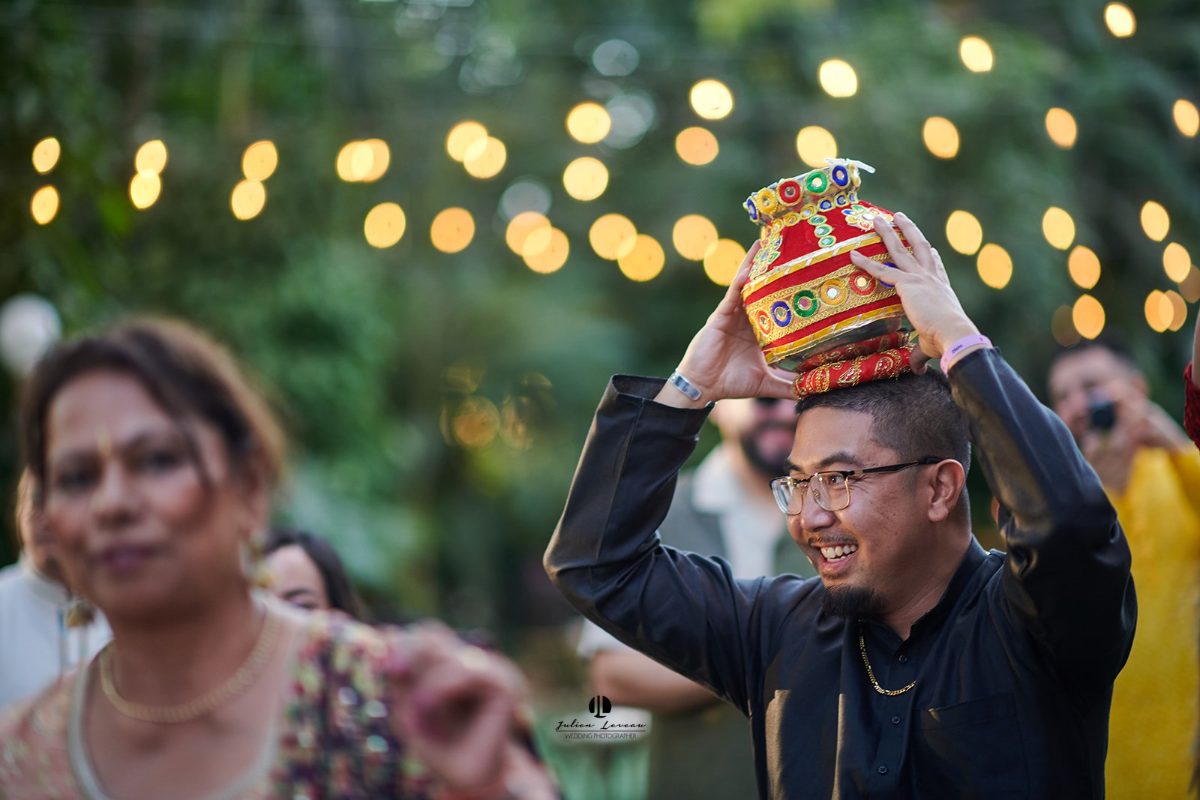 Mehndi punyabí y noche de jaggo en un jardín de Puerto Vallarta — Raj & Jocelyn — photo 34