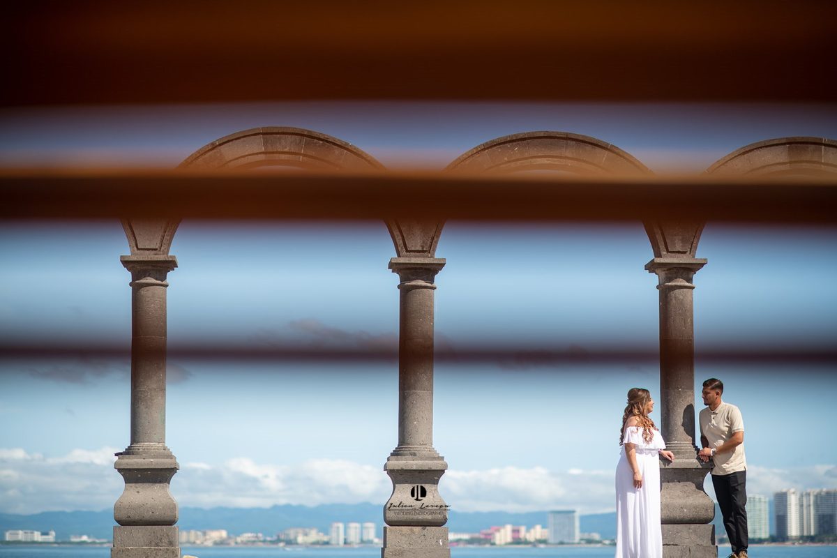 Save-the-date engagement session in downtown Puerto Vallarta — Raj & Jocy — photo 2