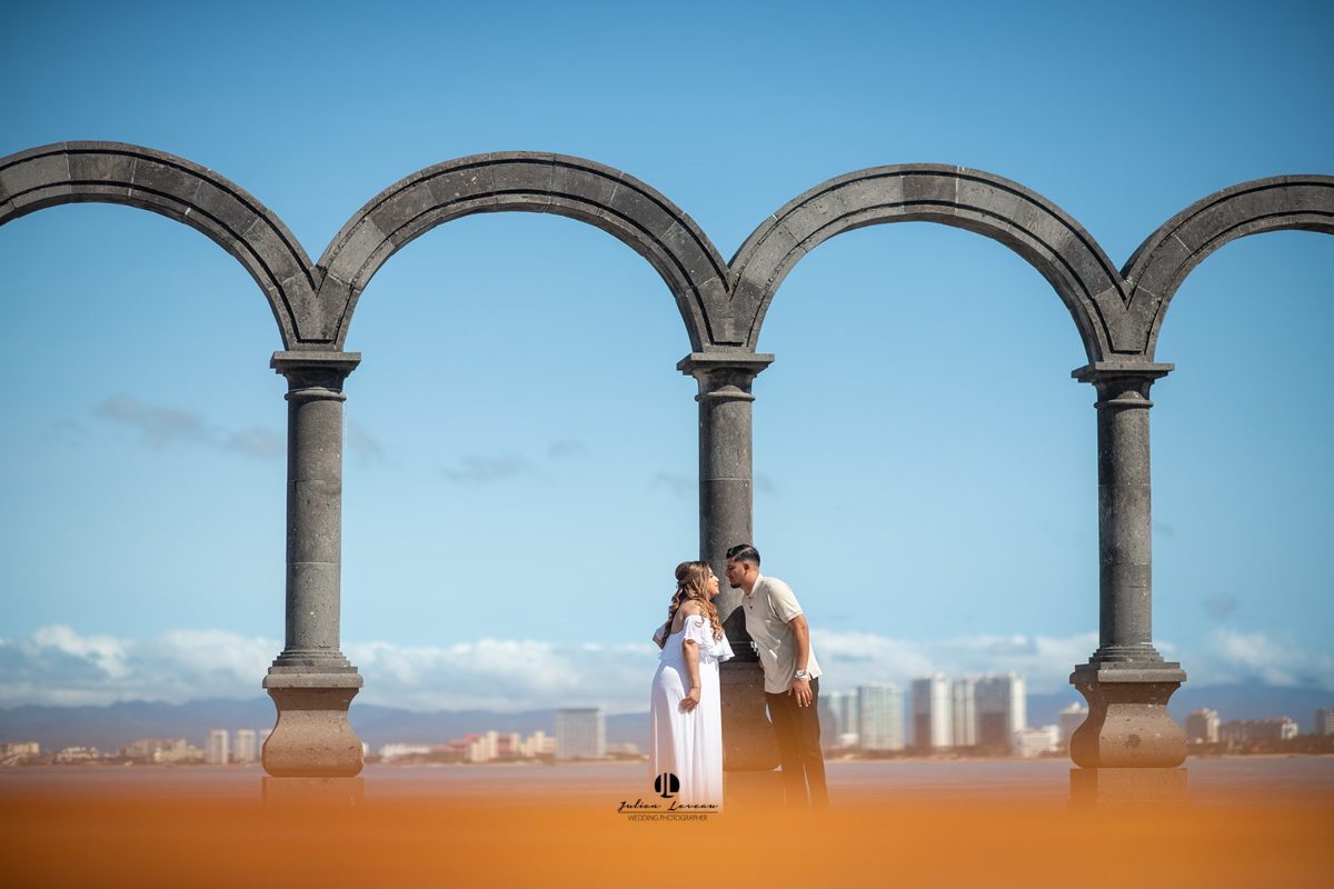 Save-the-date engagement session in downtown Puerto Vallarta — Raj & Jocy — photo 3