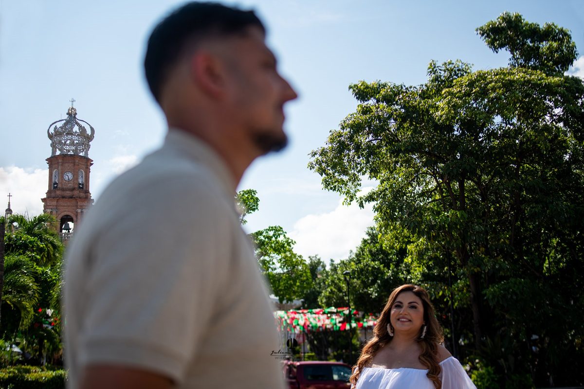 Save-the-date engagement session in downtown Puerto Vallarta — Raj & Jocy — photo 5