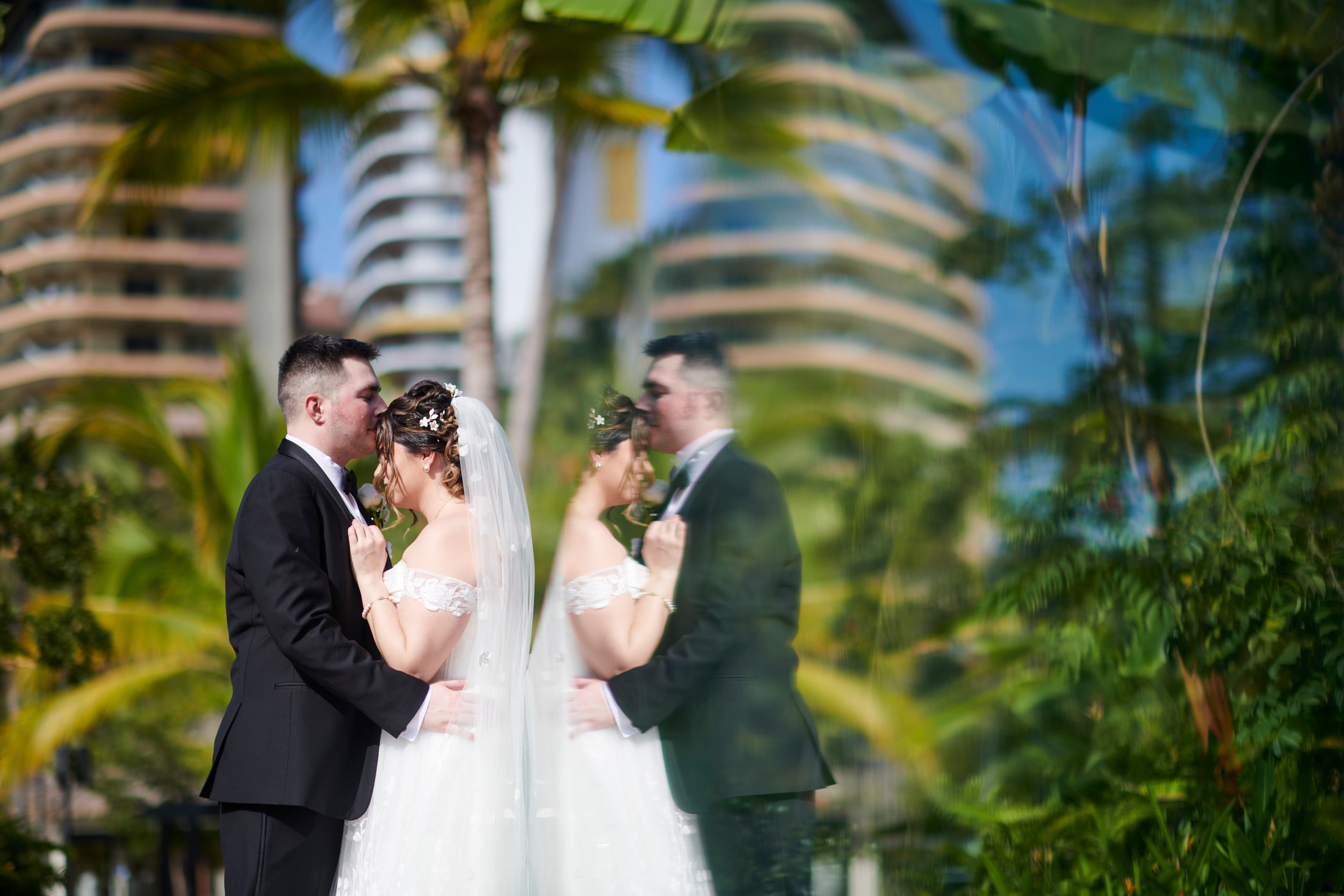Decoración de boda en el Hotel Mousai, Puerto Vallarta — Sean & Dani — foto 34