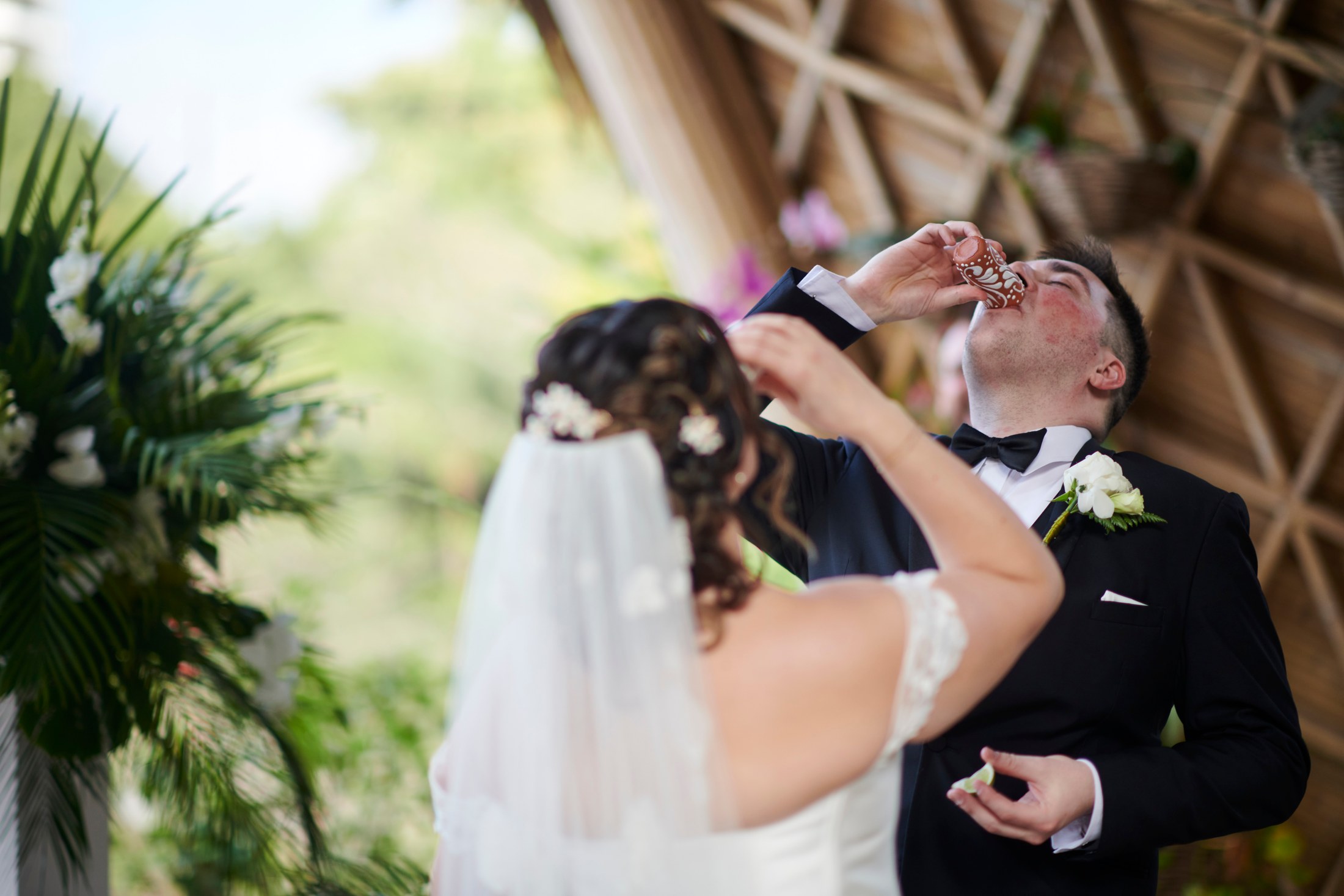 Ceremonia de boda en la terraza del Hotel Mousai, Puerto Vallarta — Sean & Dani — foto 6
